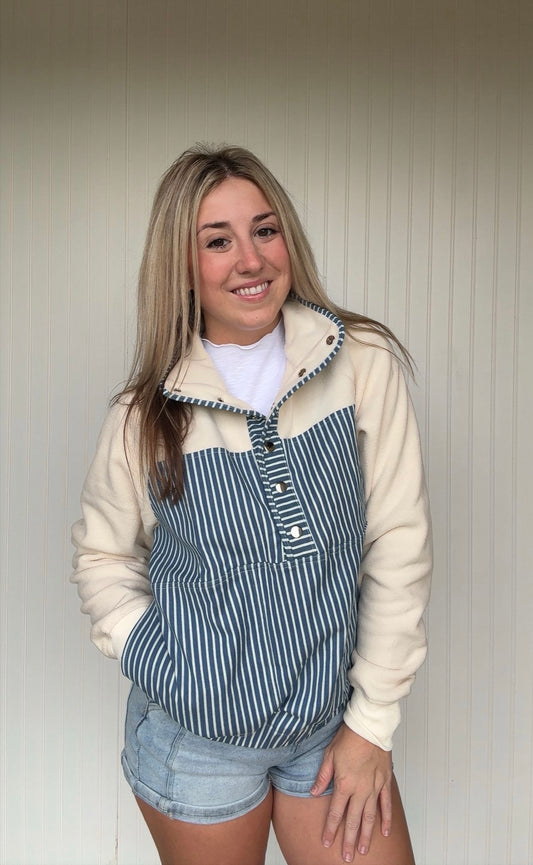 753 b demin pull over