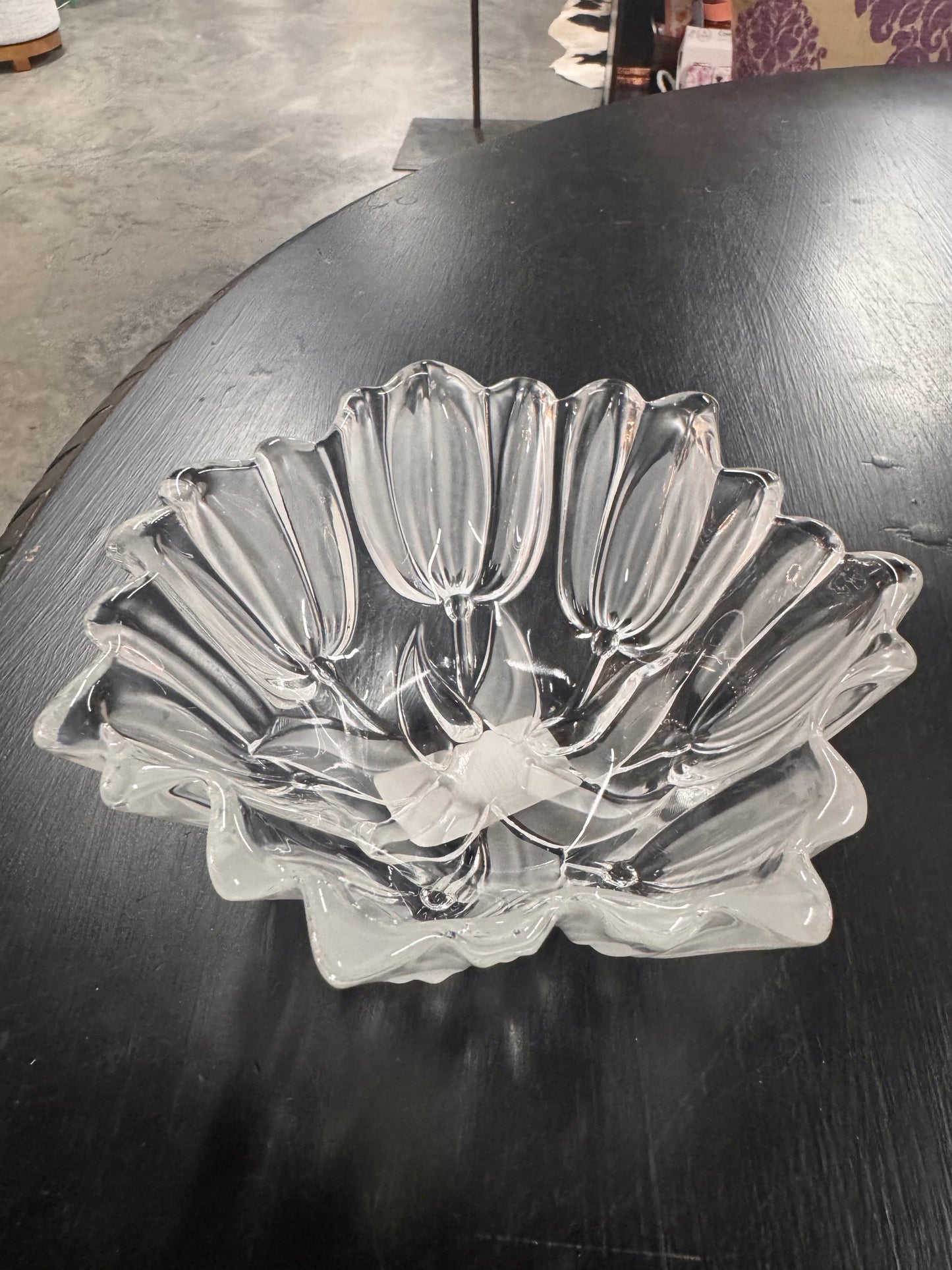 Walther Frosted Crystal Tulip Bowl