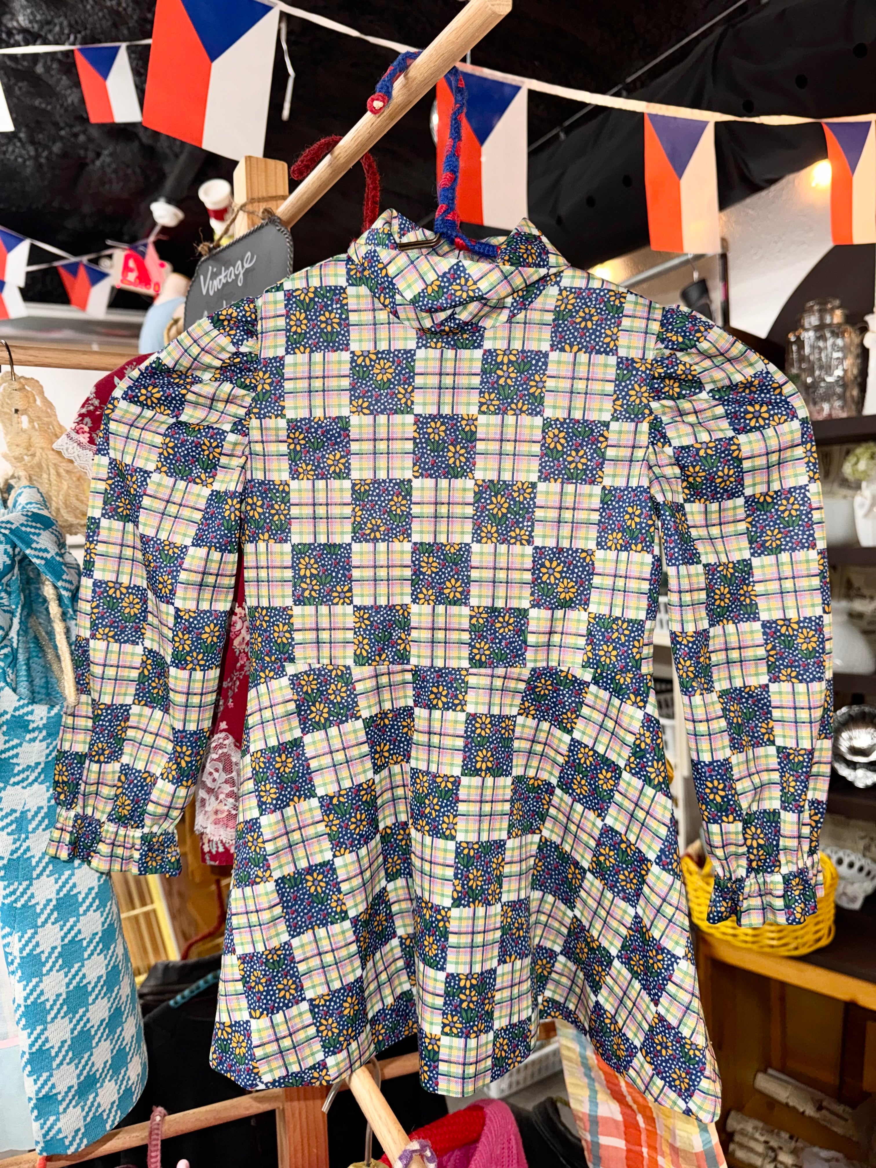 1960s Handmade 1 of a Kind Mod-Style Dress