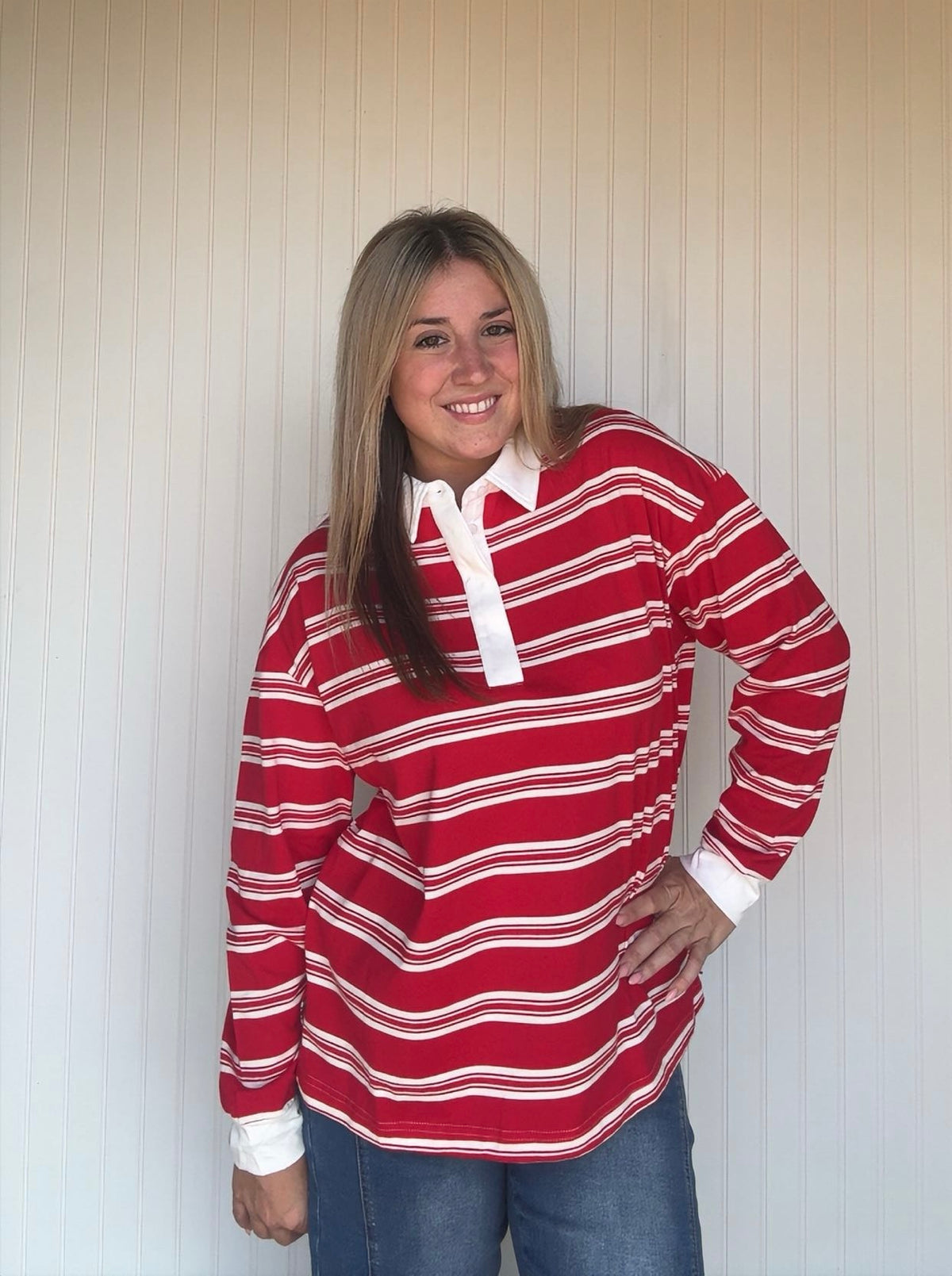 Oversized Rugby Pullover