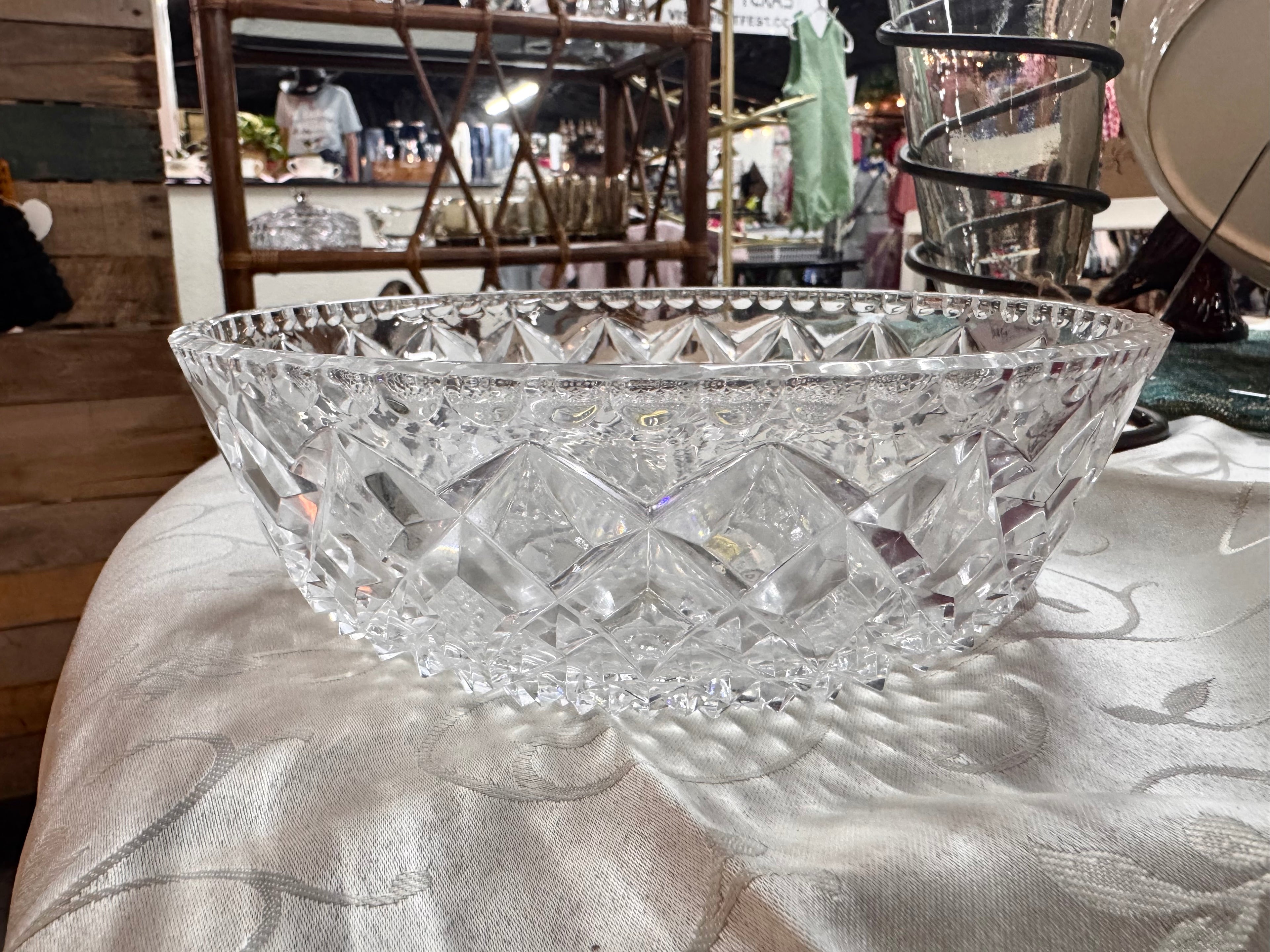 Czechoslovakia Hand-cut Bohemia Crystal Bowl