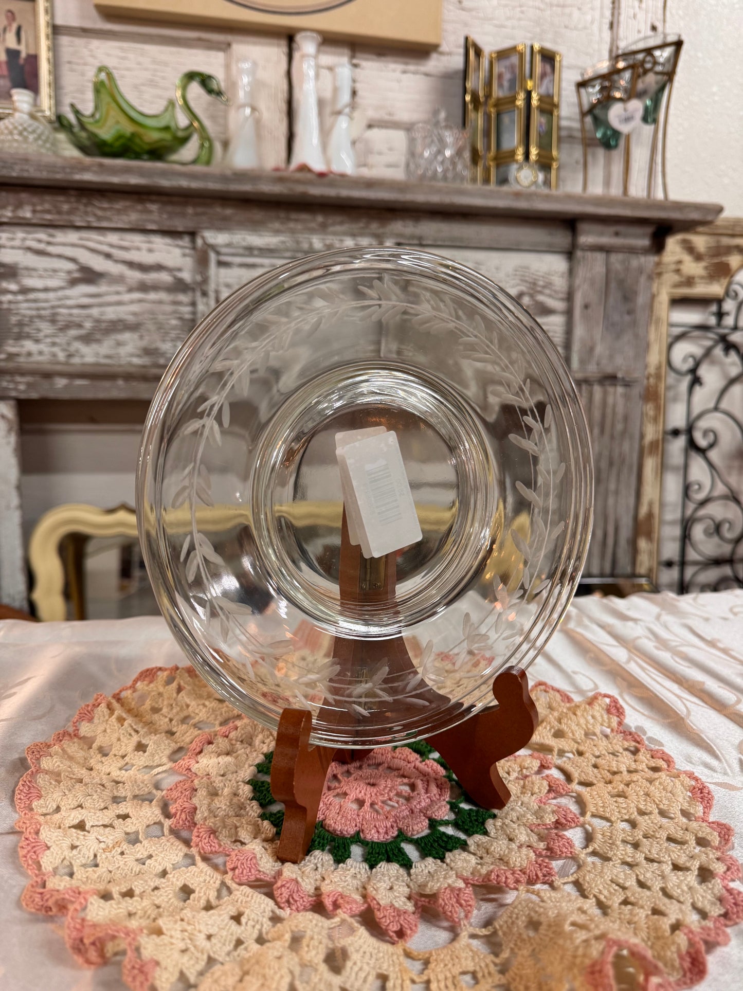 1940s Anchor Hocking "Laurel" Pattern Plate