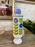 Avon Dutch Treat Demi-Cup Milk Glass