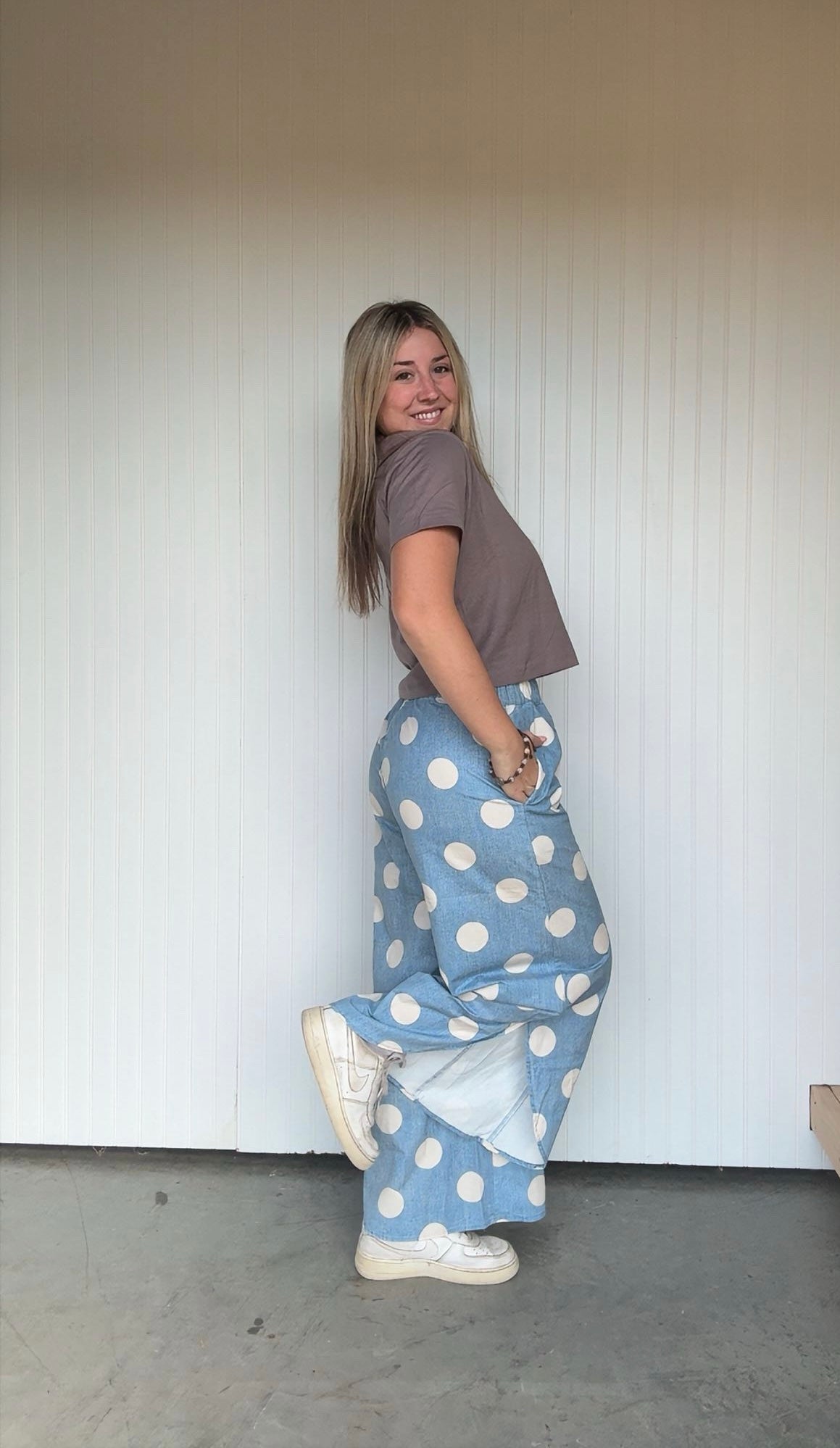 Denim Washed Dot Relaxed Fit