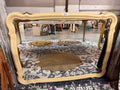 Large Beige & Gold Mirror