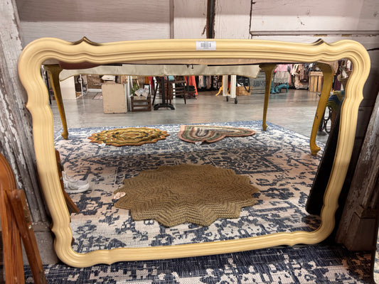 Large Beige & Gold Mirror