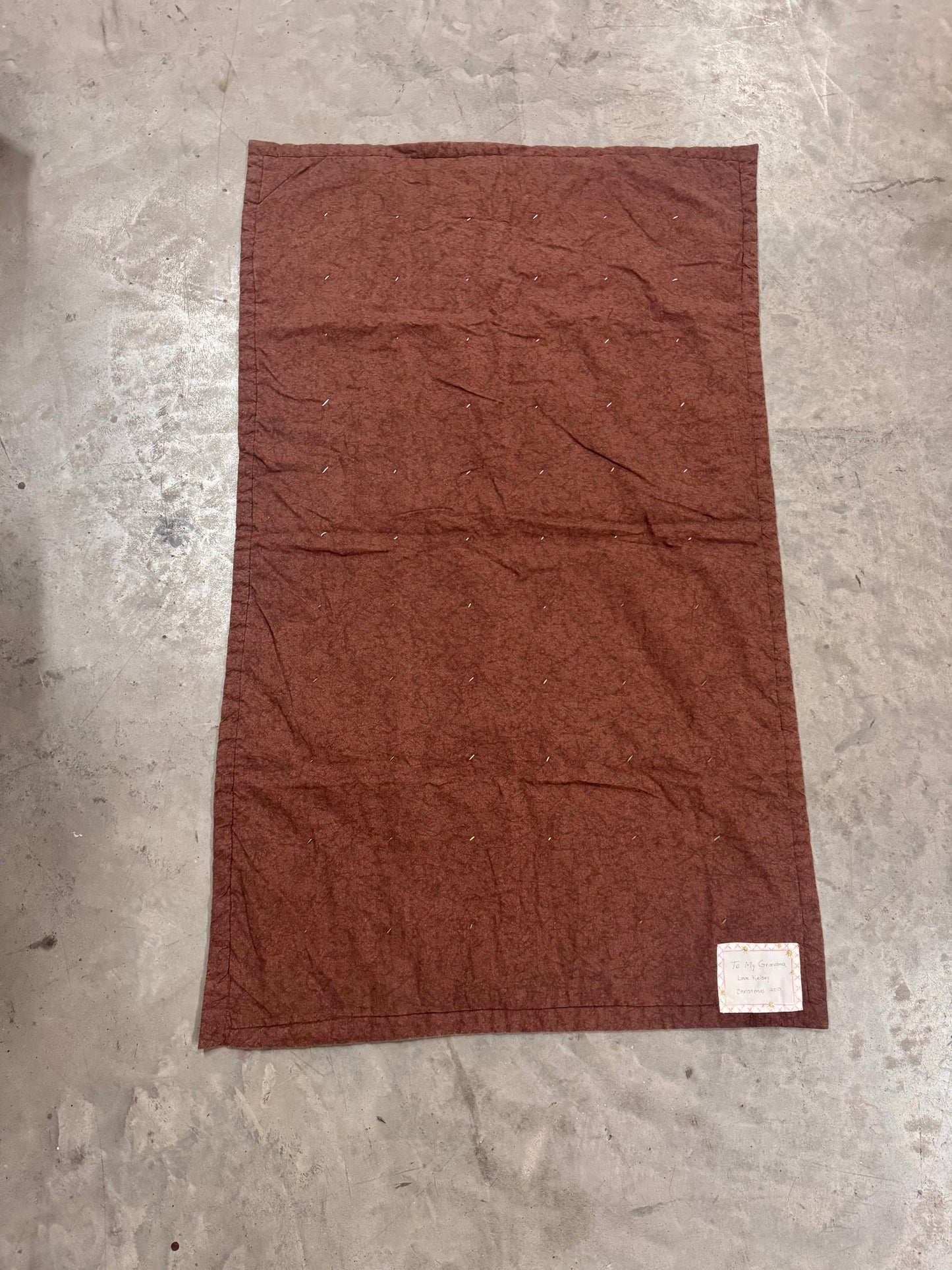Handmade Quilted Calvary Blanket