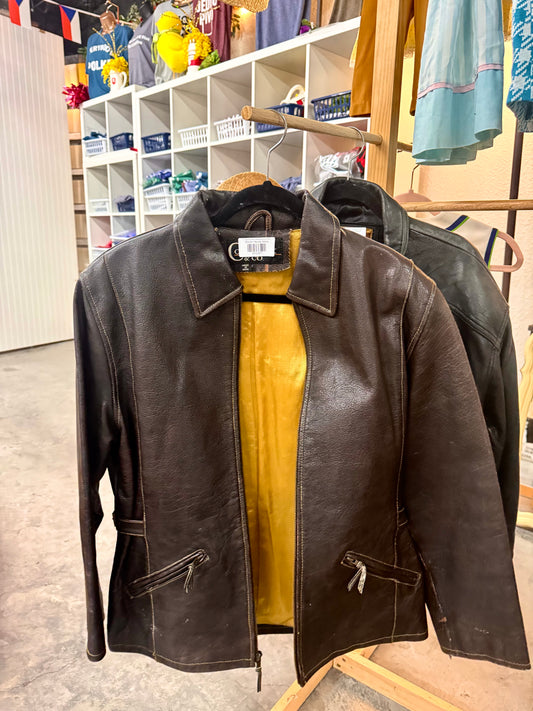Vintage 90s Colebrook & Co Leather Jacket