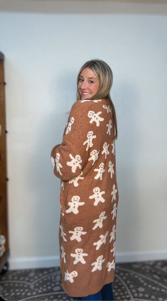 Gingerbread Snuggle Cardigan