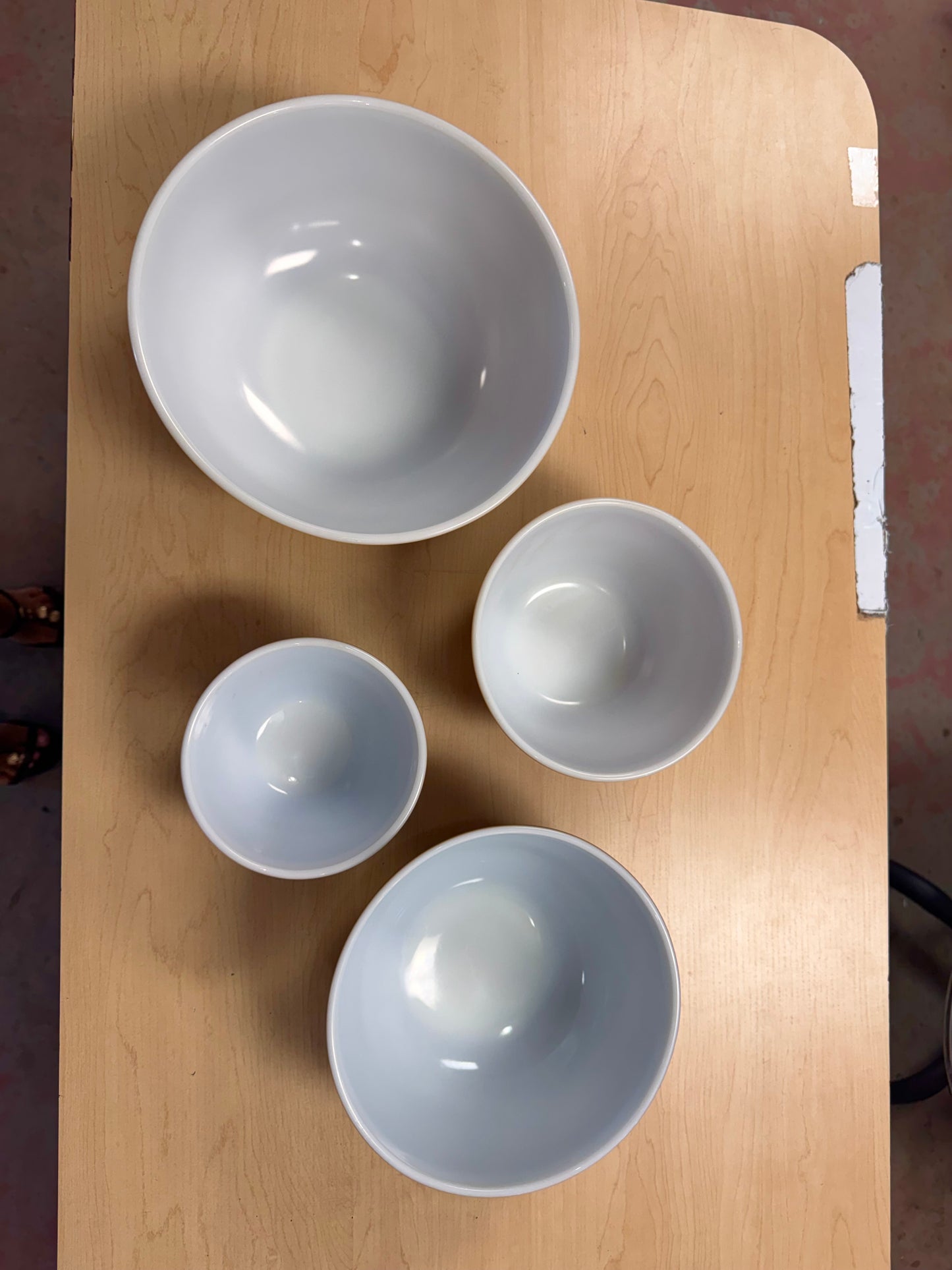 Complete Pyrex Woodland 4 Pc Mixing Bowl Set