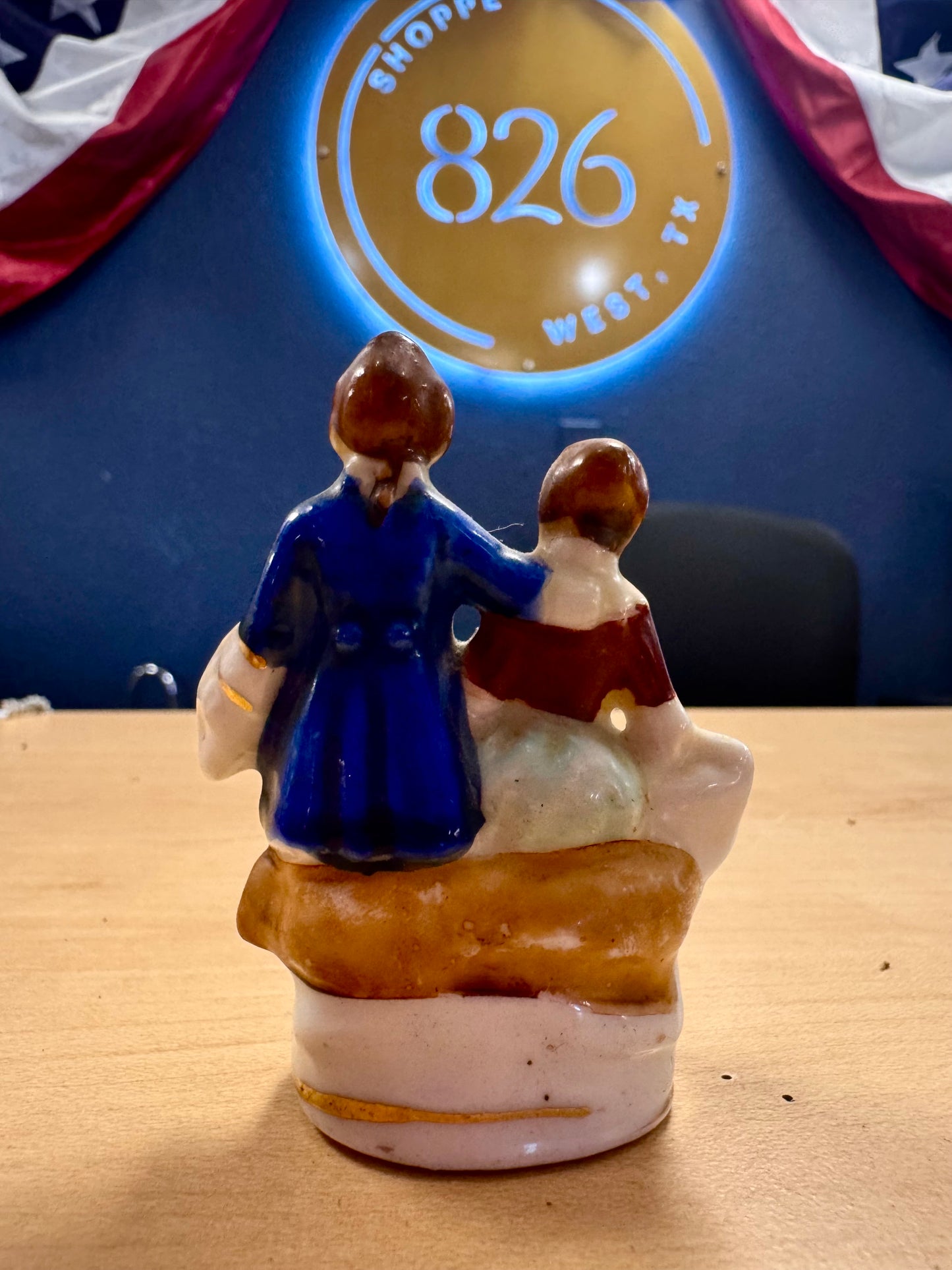 1945 Colonial Couple Porcelain Figurine