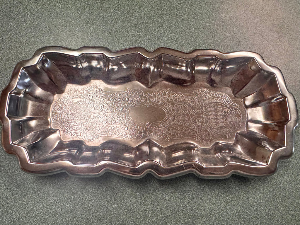 Silver English Chippendale Hostess Tray