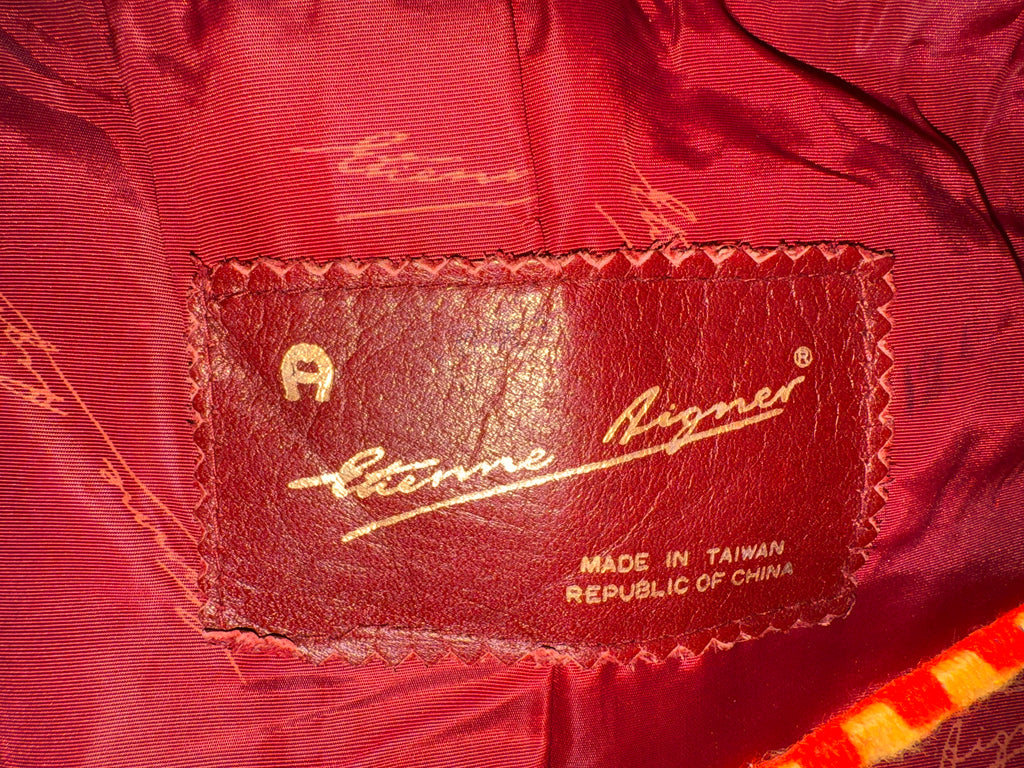 Etienne Aigner Genuine Leather Disco Jacket
