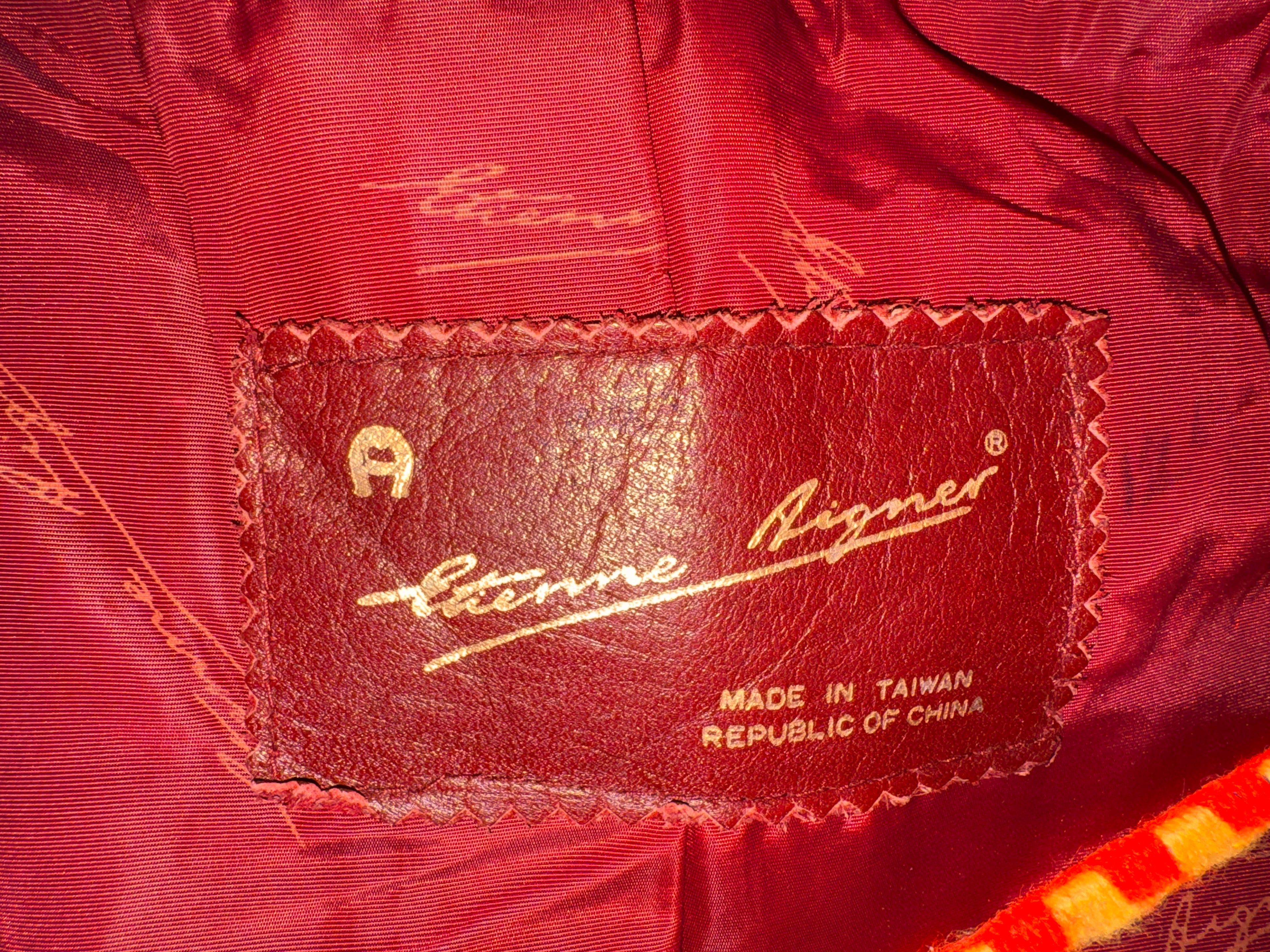 Etienne Aigner Genuine Leather Disco Jacket