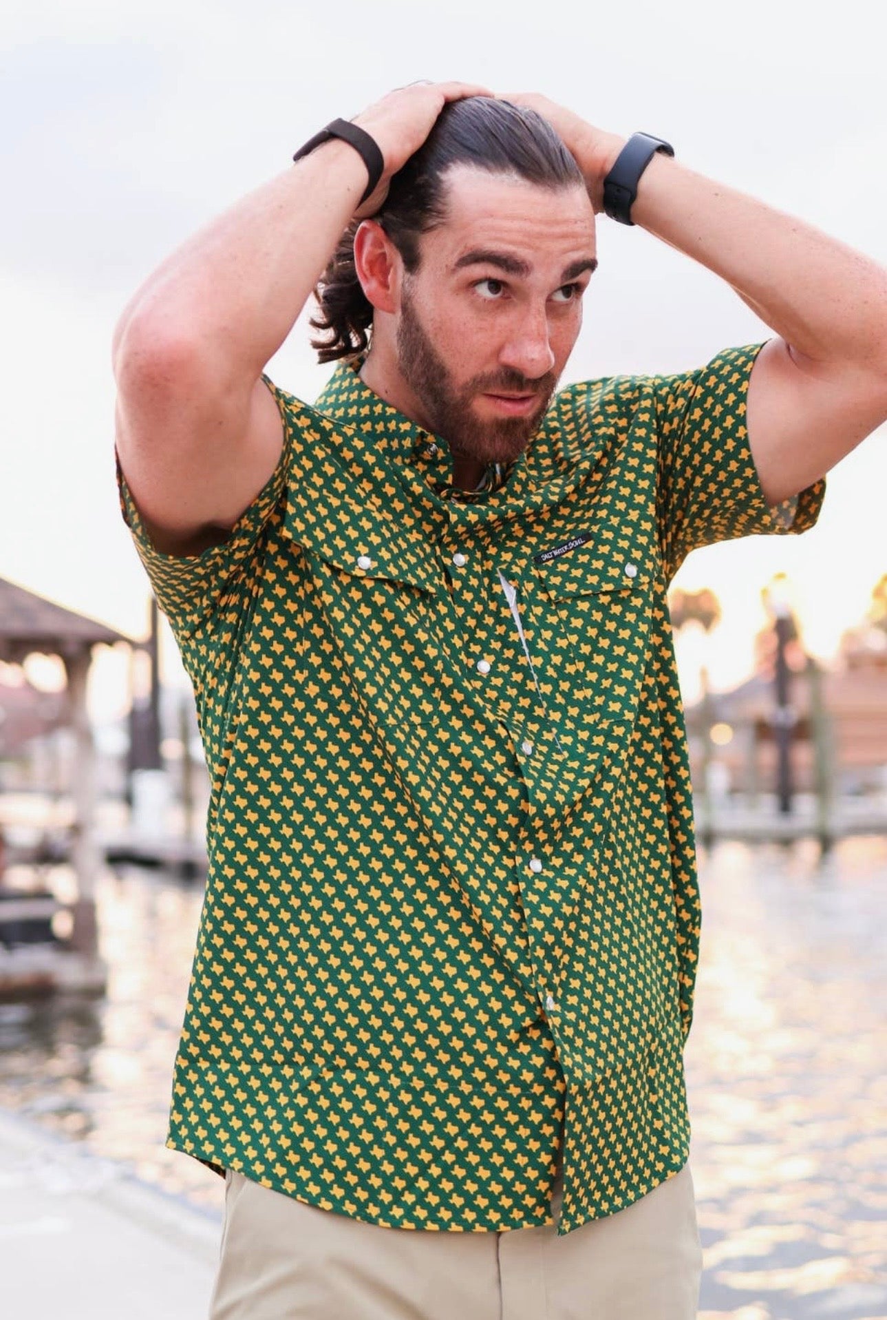 The Waco Pearl Snap Fishing Shirt