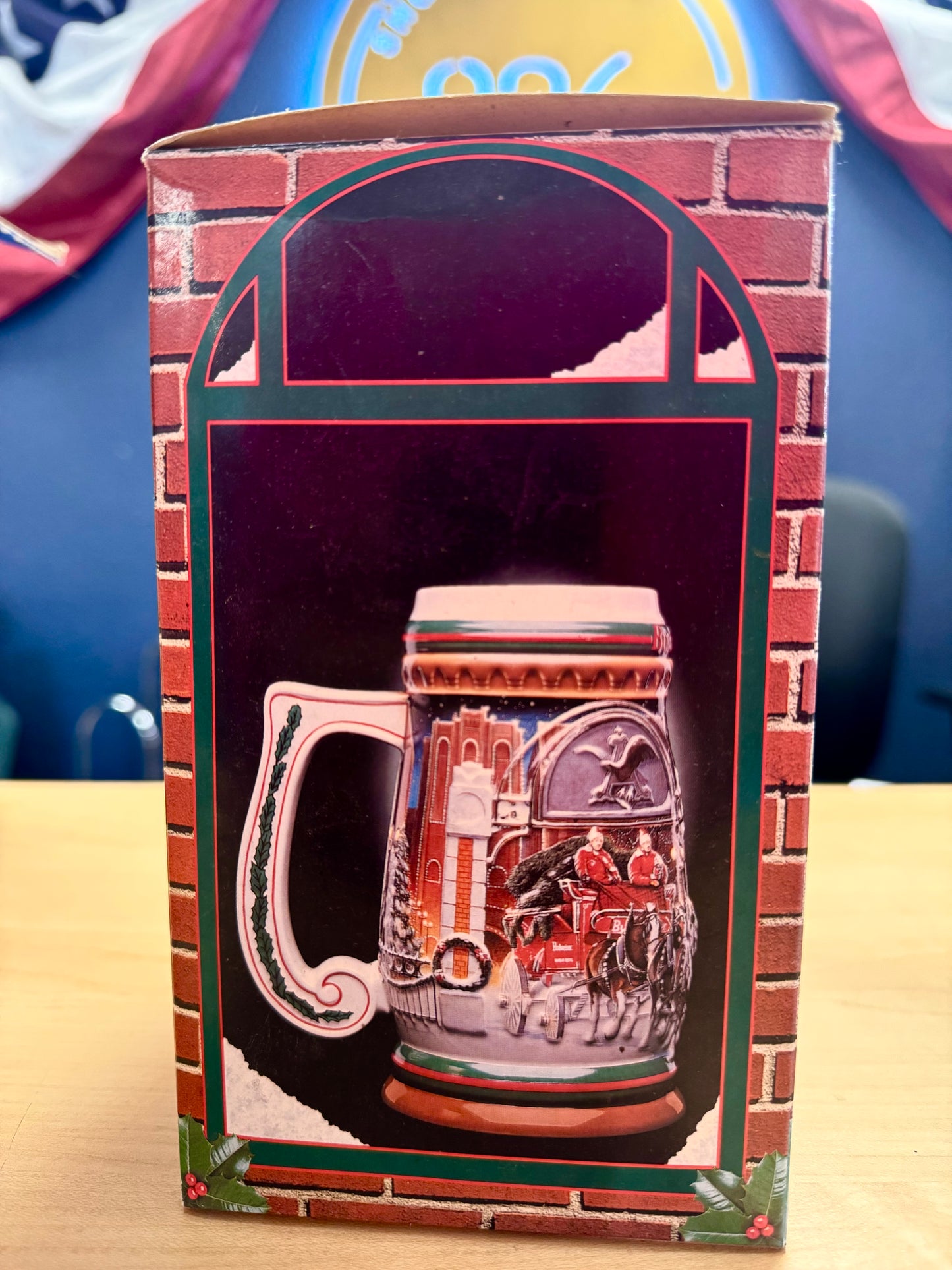 1997 Budweiser Home for the Holidays Stein