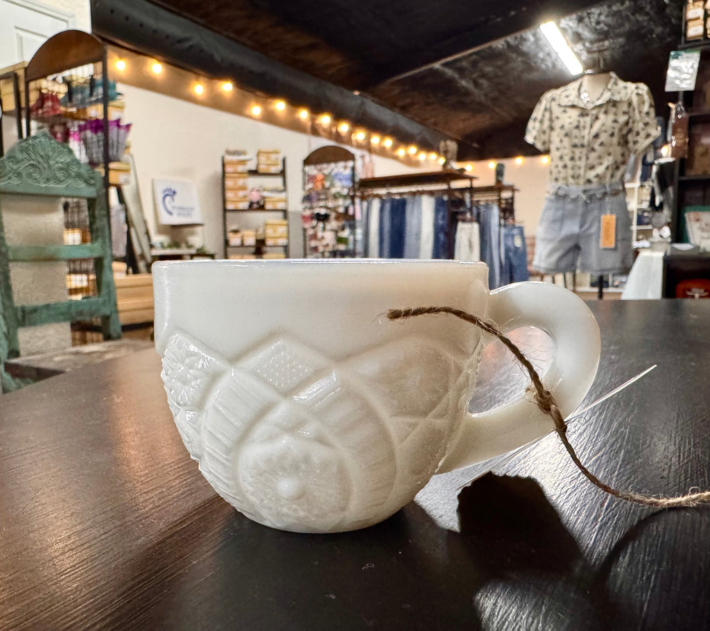1950s McKee Concord Milk Glass Punch Cup