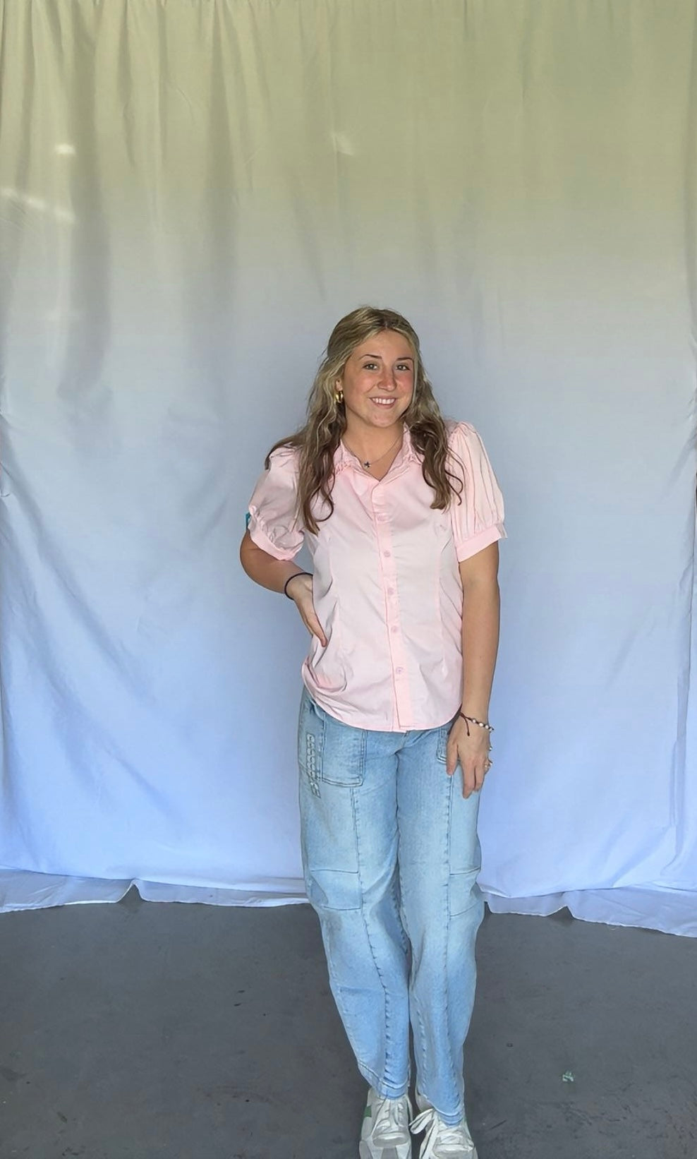 584 b button down s/s collared