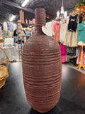 Dark Bown Ceramic Bottle Vase