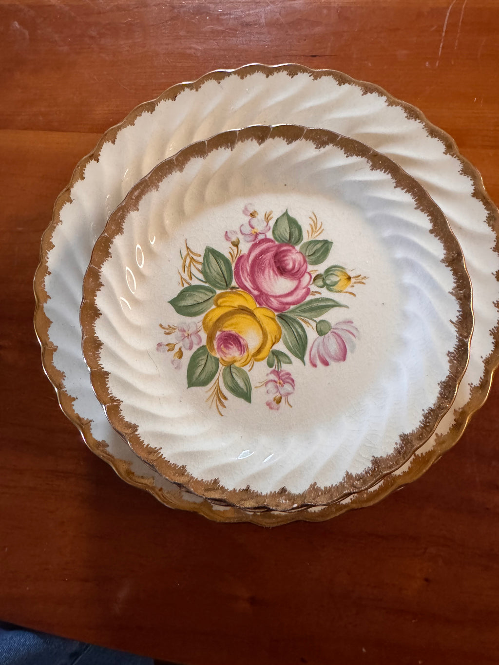 22K Gold Quban Royal Salad Plate