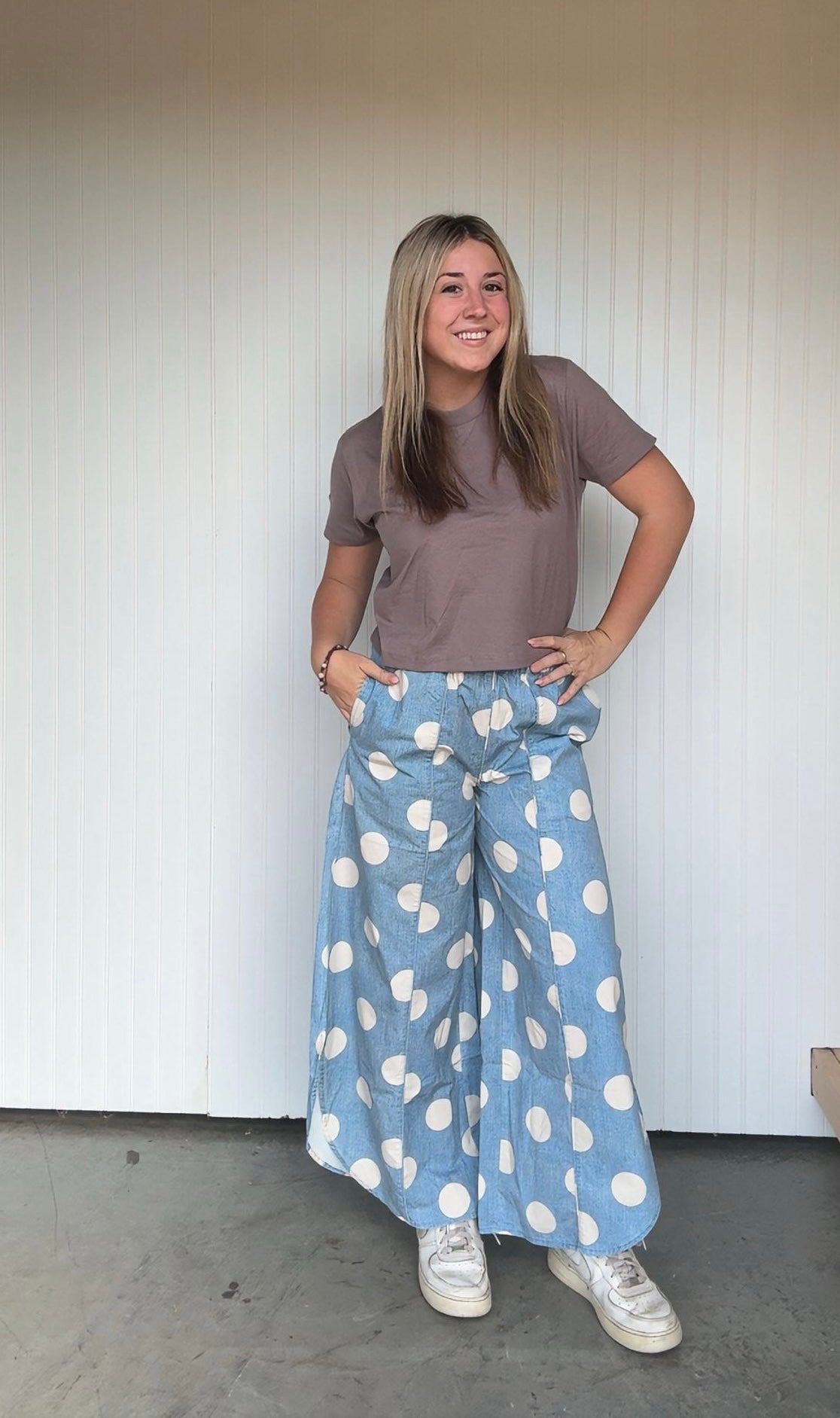 Denim Washed Dot Relaxed Fit