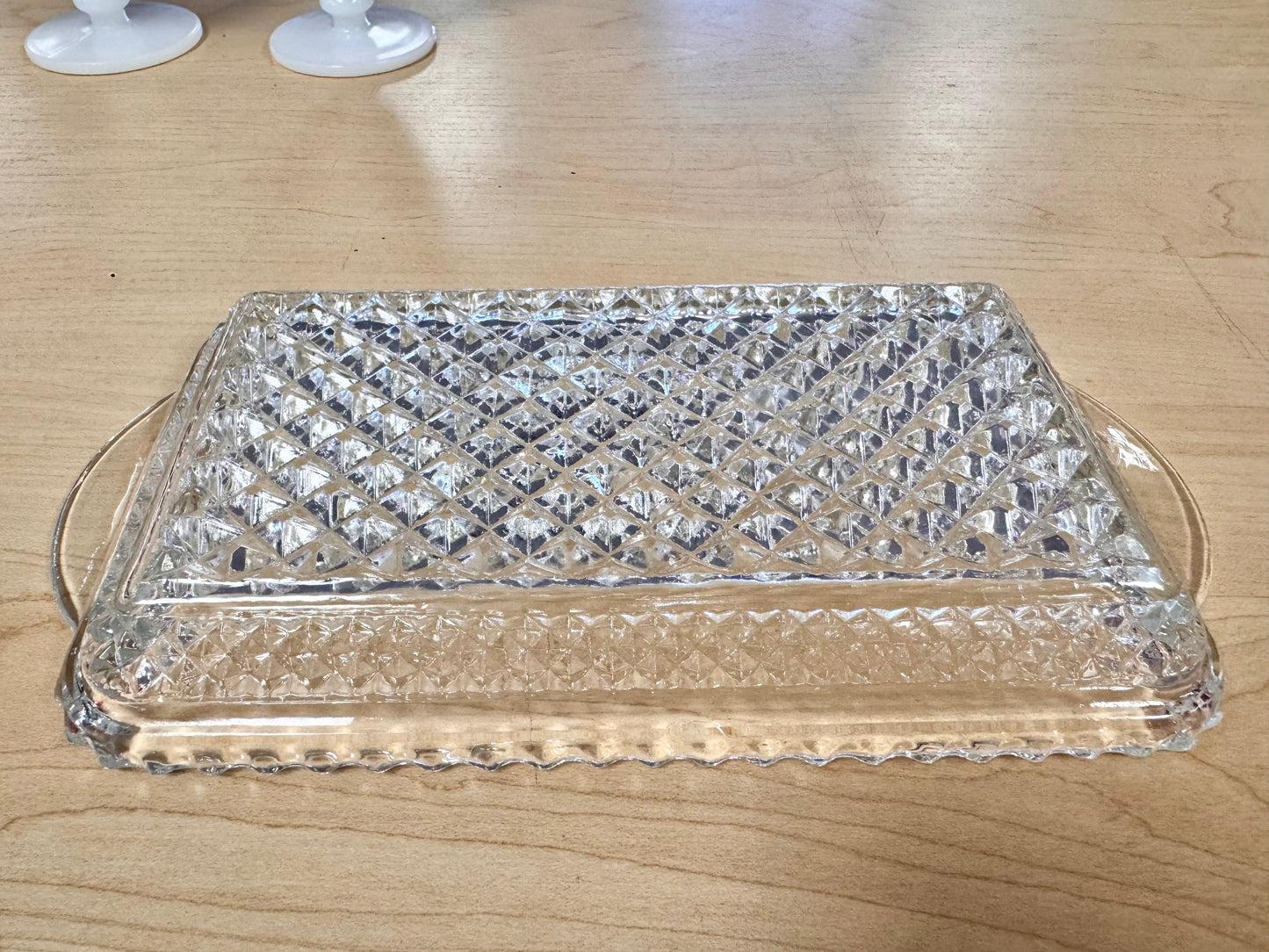 Wexford Pressed Glass Relish/Serving Tray