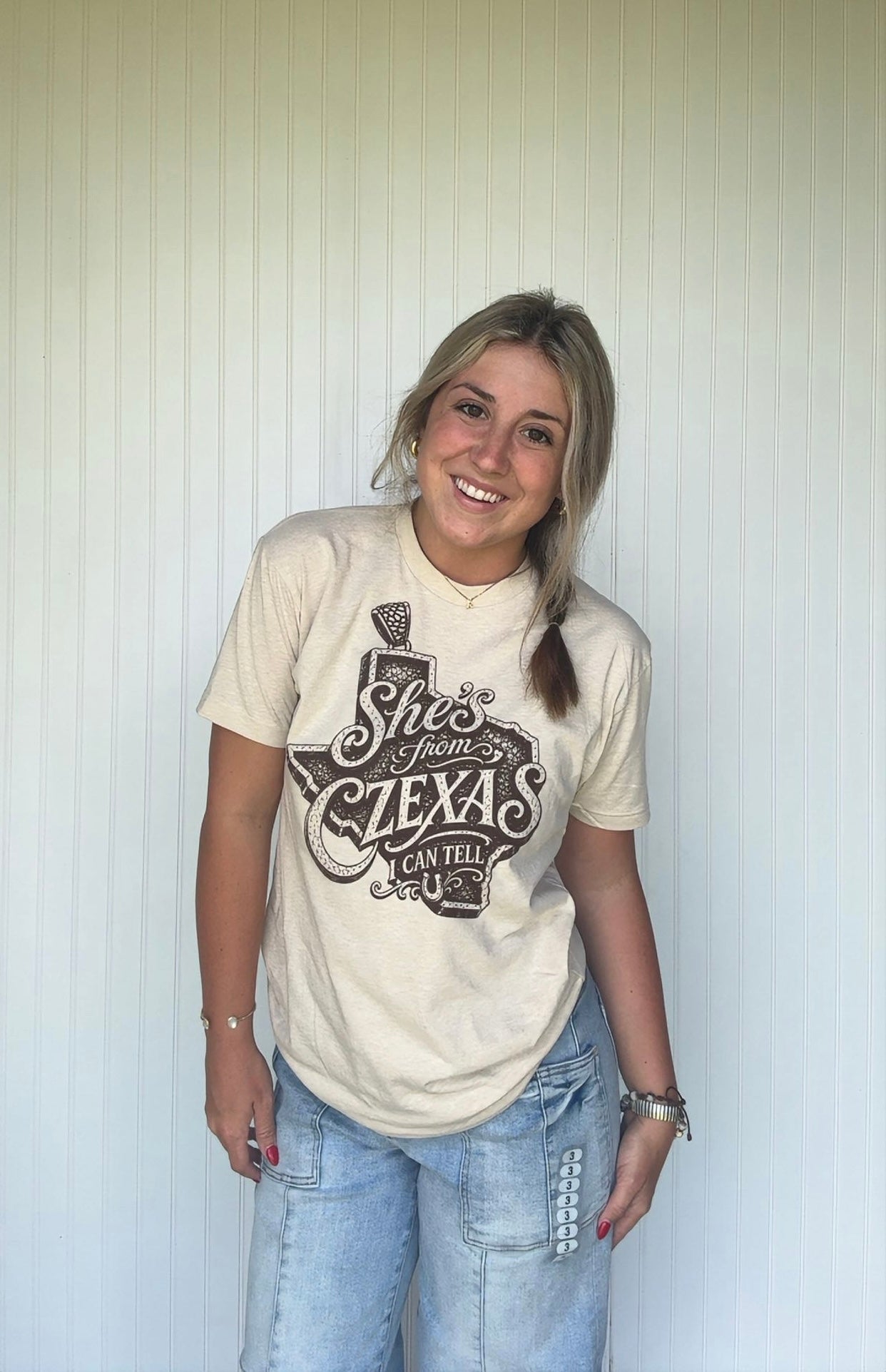 She's From Czexas Tone On Tone Lightweight Tee