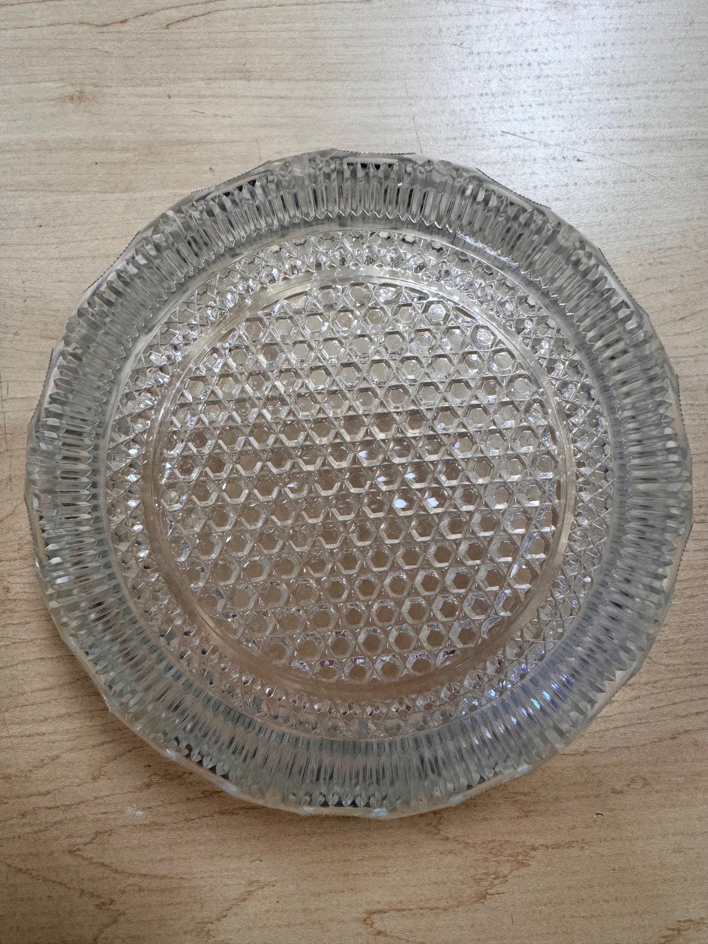 Vintage St. Genevieve Pressed Glass Bowl