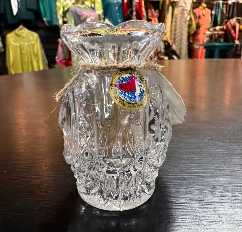 Hofbauer Crystal Bud Vase/Toothpick Holder