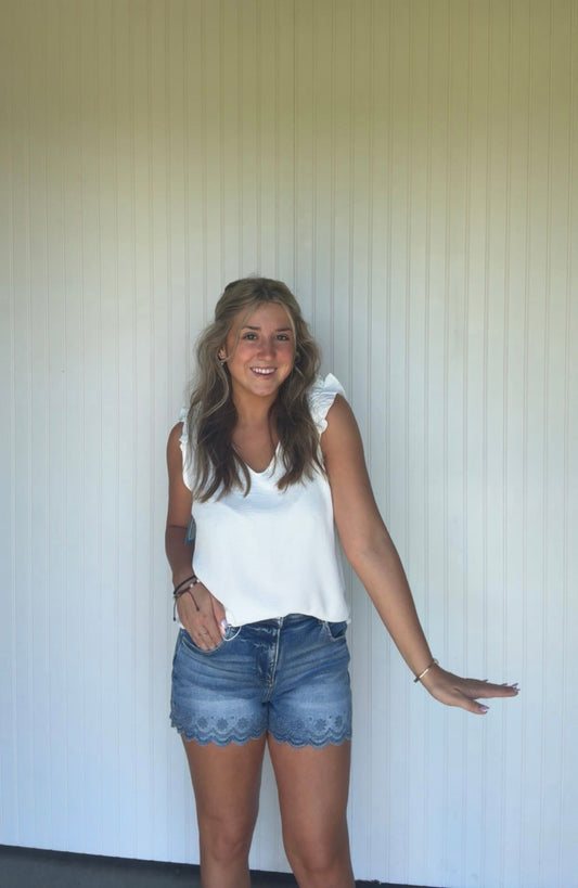 Czech denim shorts