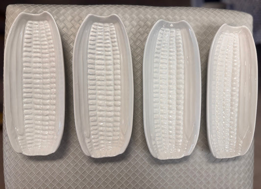 Vintage Stackable Corn Serving Dish Set (4)