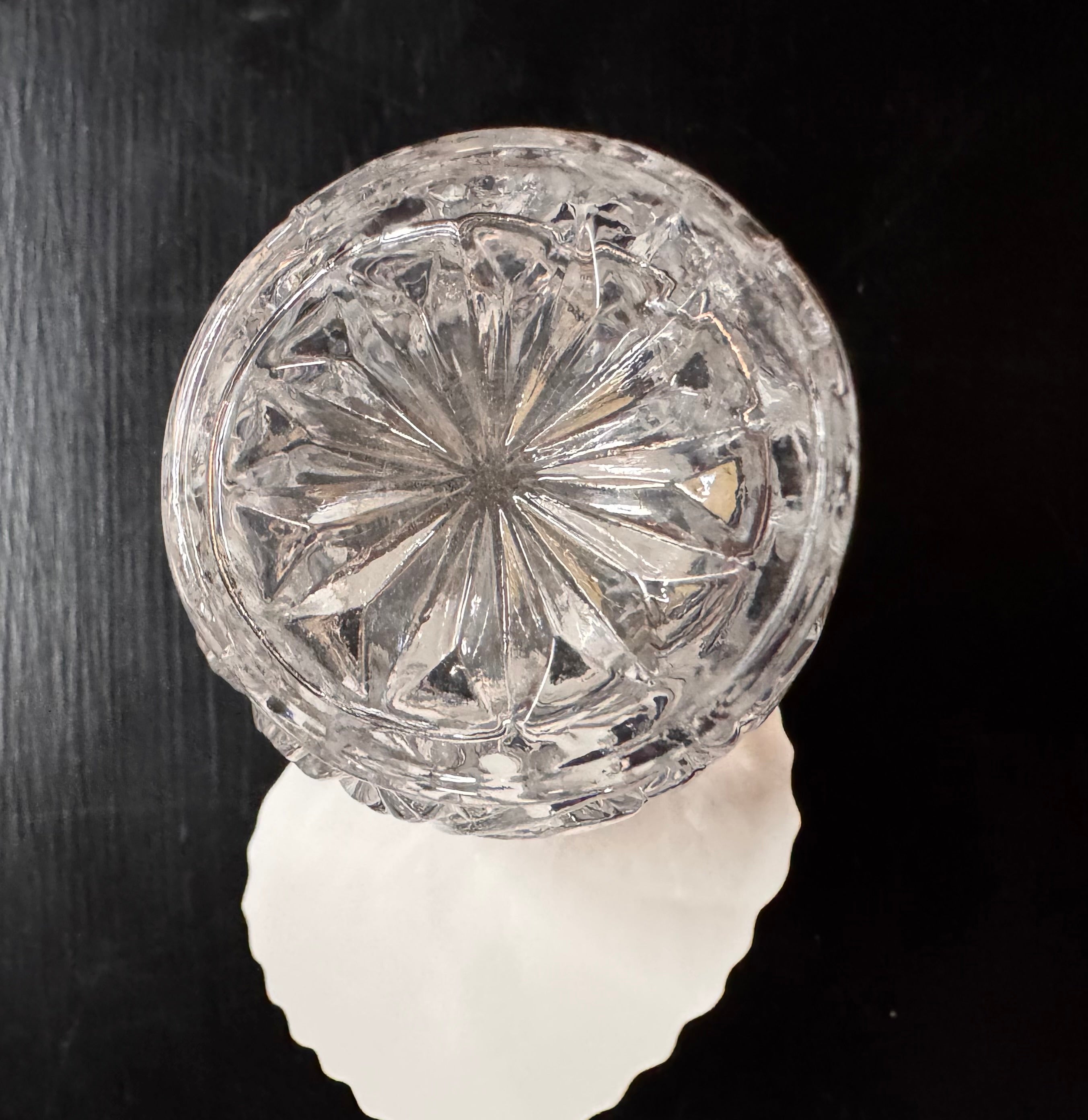 Hofbauer Crystal Bud Vase/Toothpick Holder