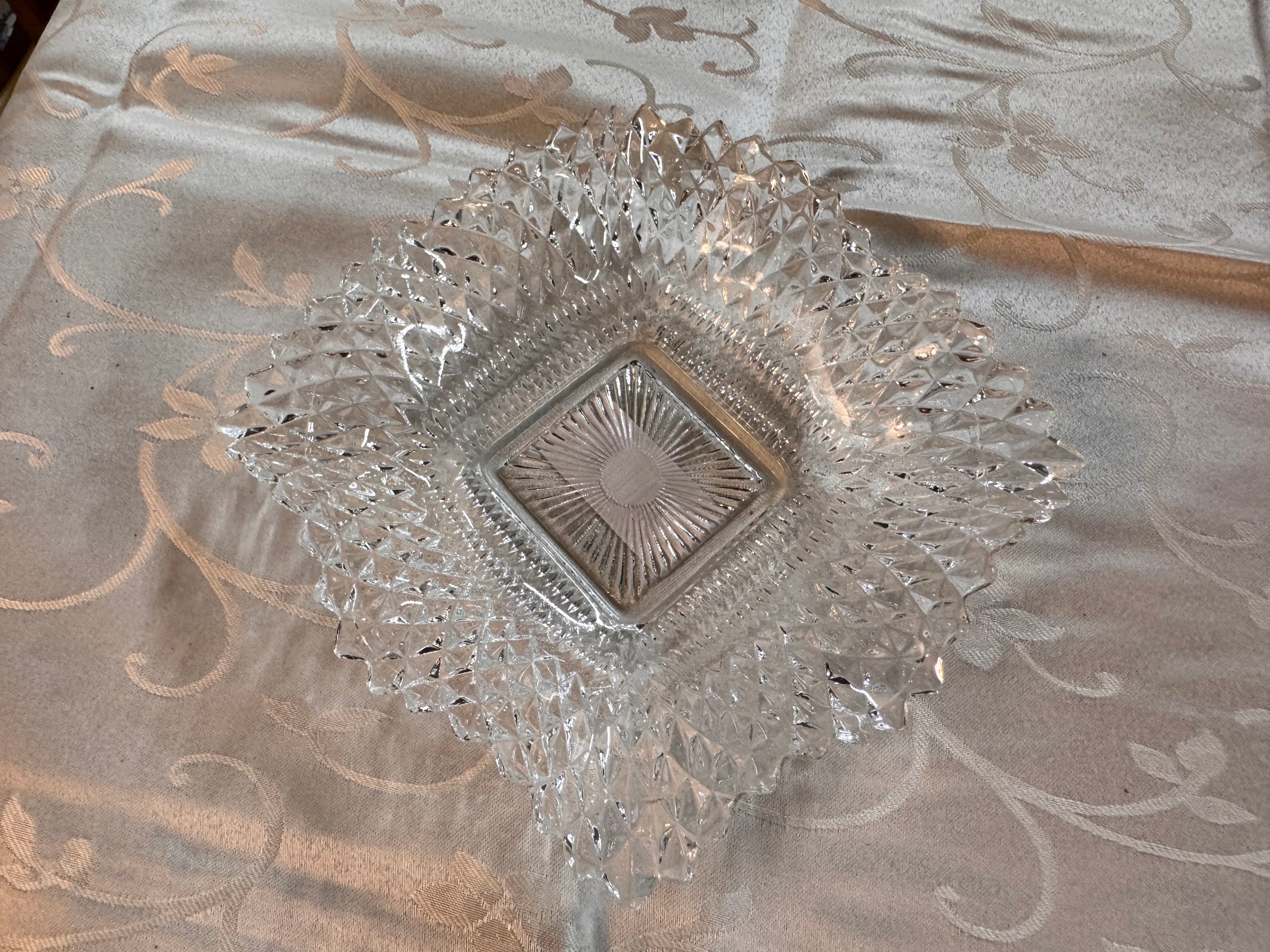 1960s Indiana Glass Company Pressed Dish