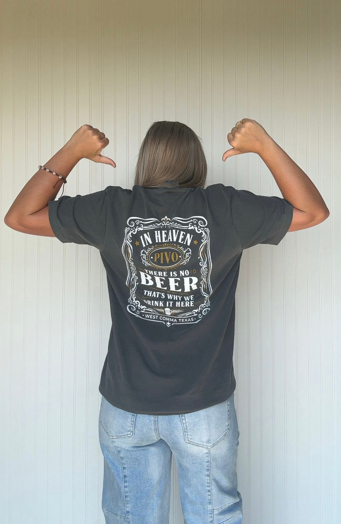 In Heaven There is No Beer Pocket Tee