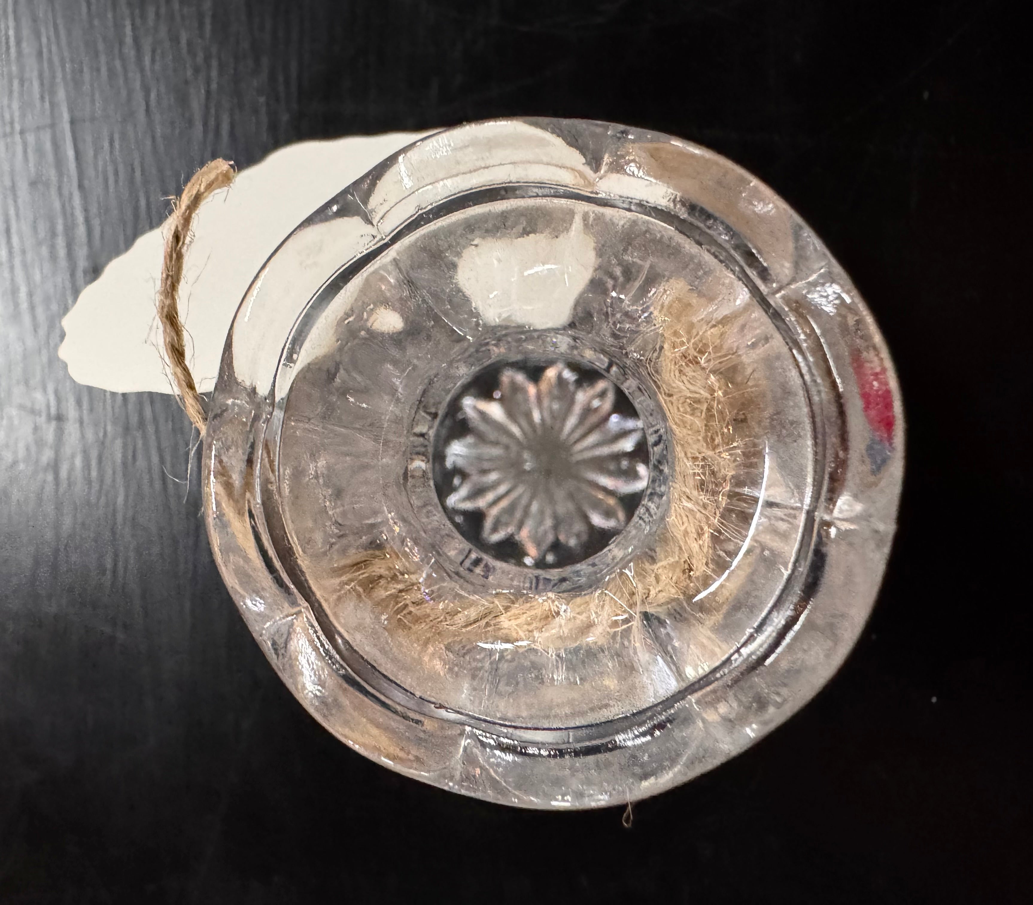 Hofbauer Crystal Bud Vase/Toothpick Holder