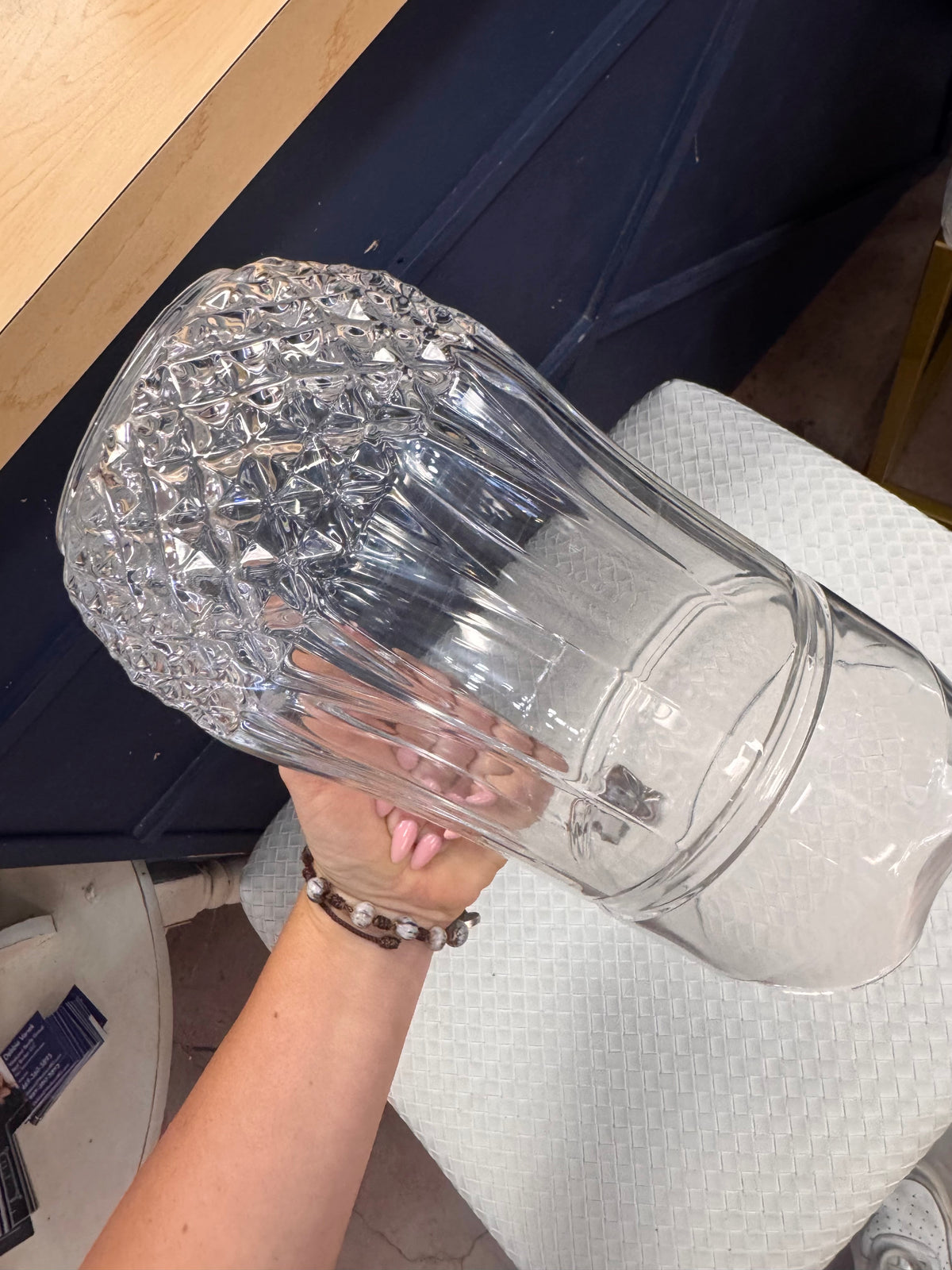 70s French Cristal d'Arques Longchamp Pitcher
