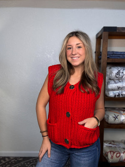 Chunky Sweater Vest