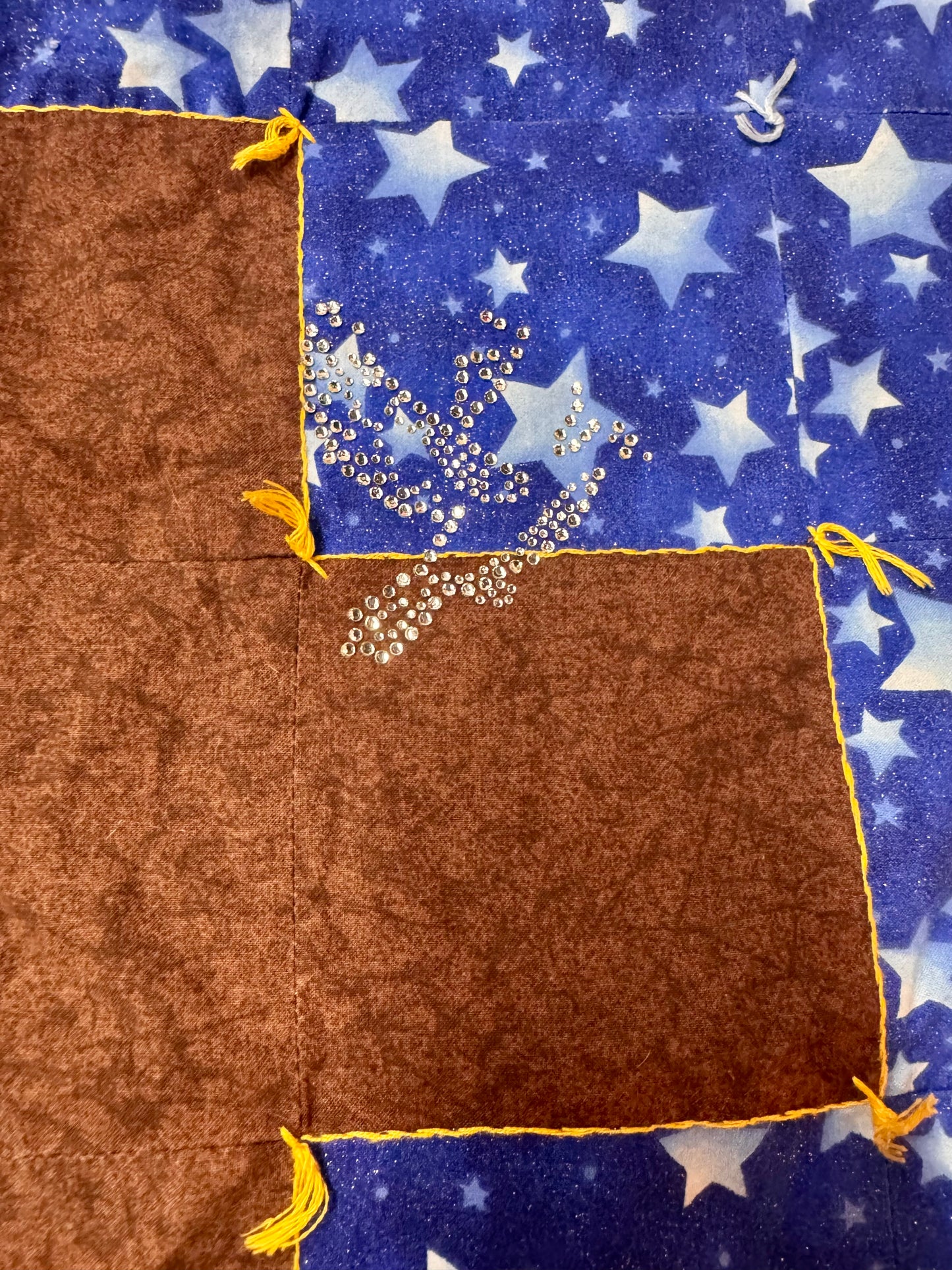 Handmade Quilted Calvary Blanket