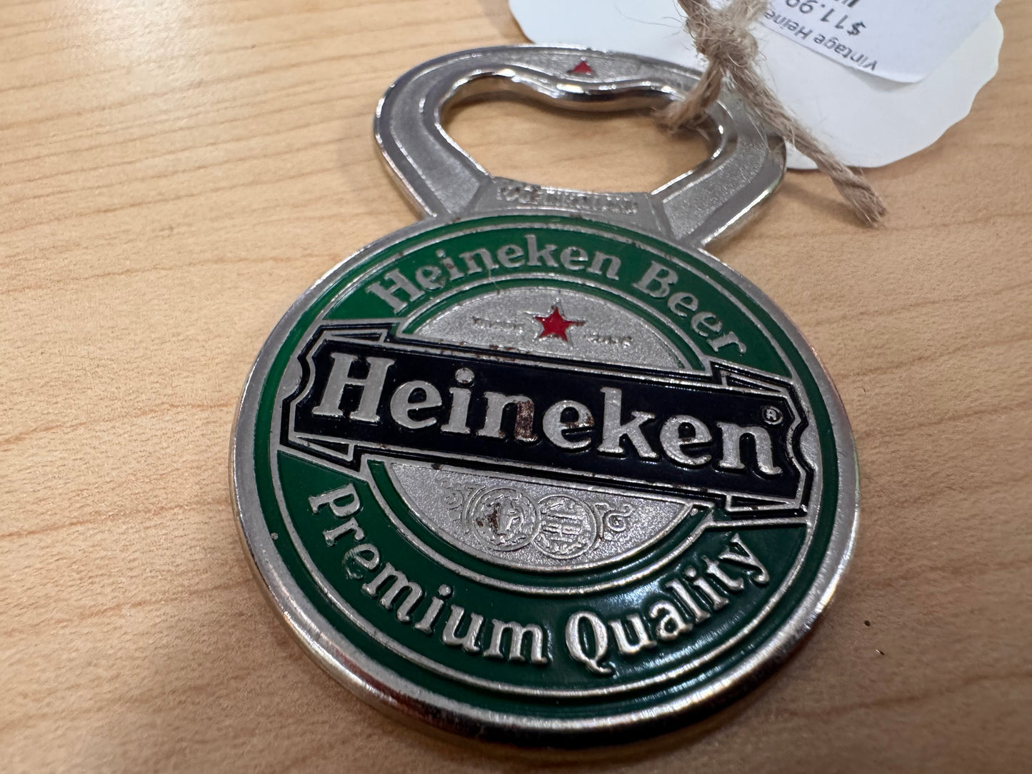 Vintage Heineken Metal Bottle Opener