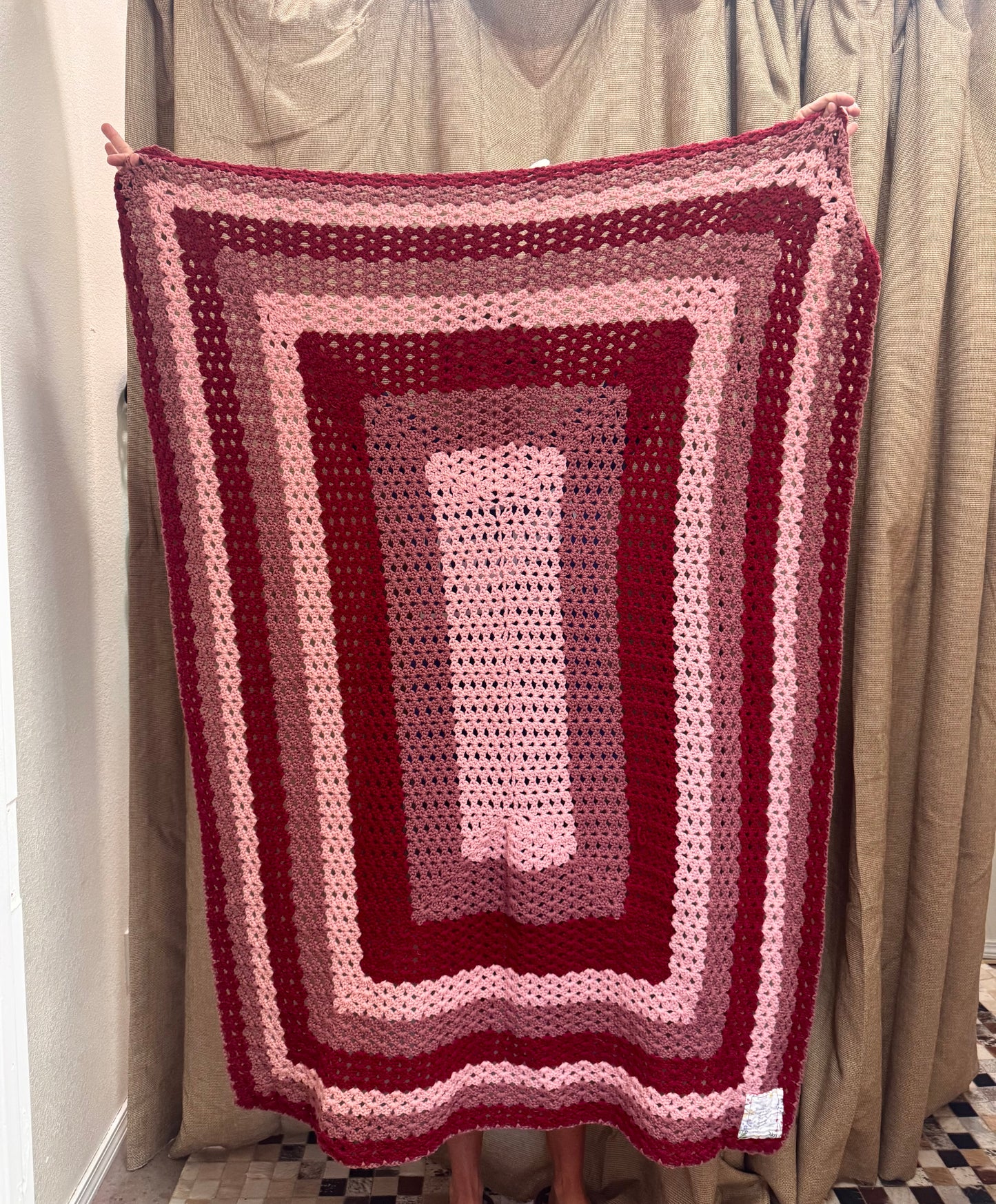 Handmade "Granny Stitch" Crochet Blanket