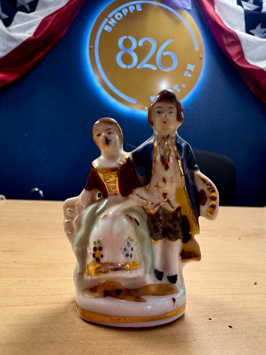 1945 Colonial Couple Porcelain Figurine