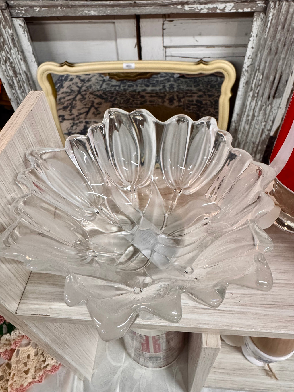 Walther Frosted Crystal Tulip Bowl