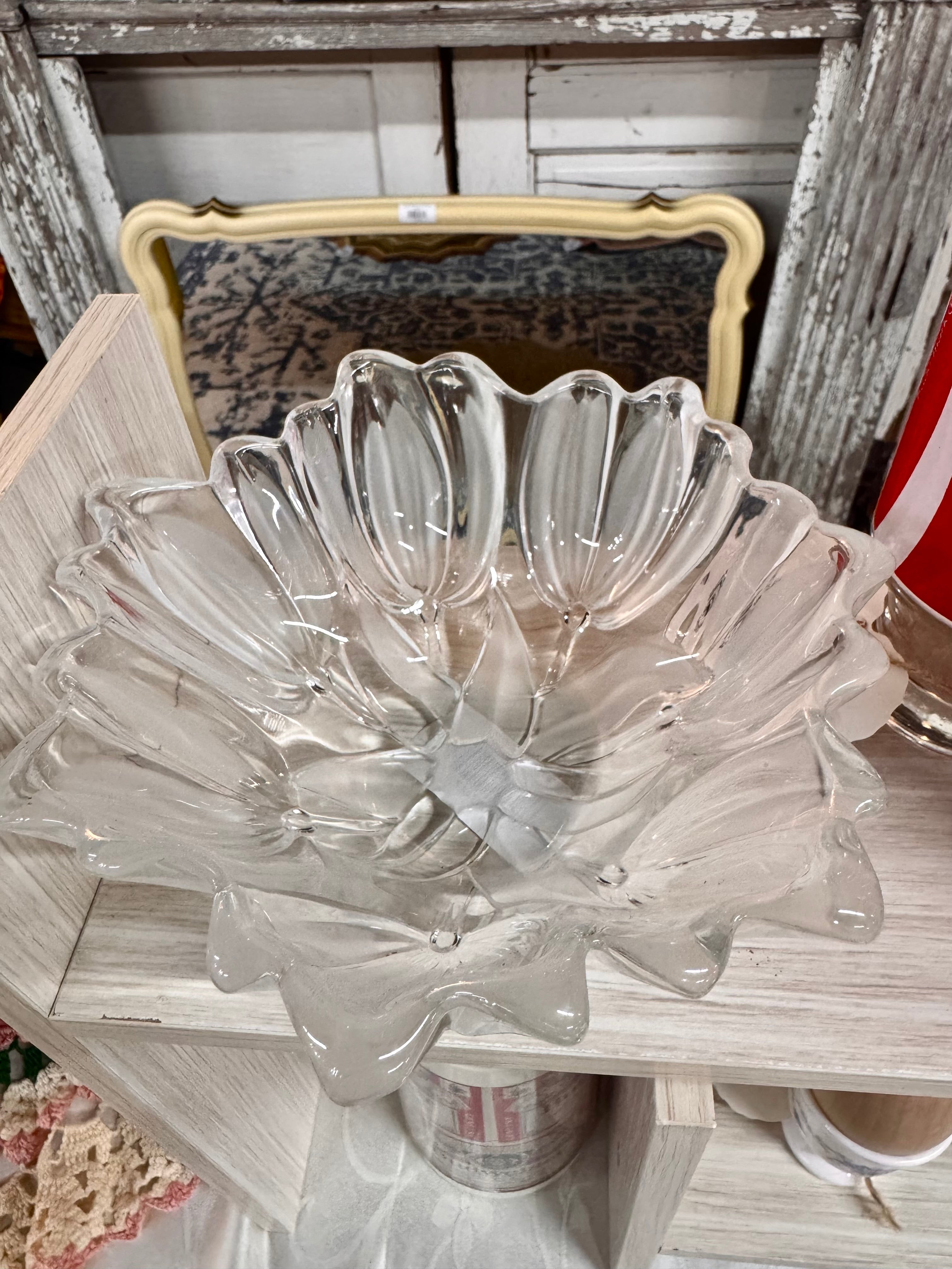 Walther Frosted Crystal Tulip Bowl
