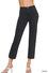 Acid Washed Cropped Black