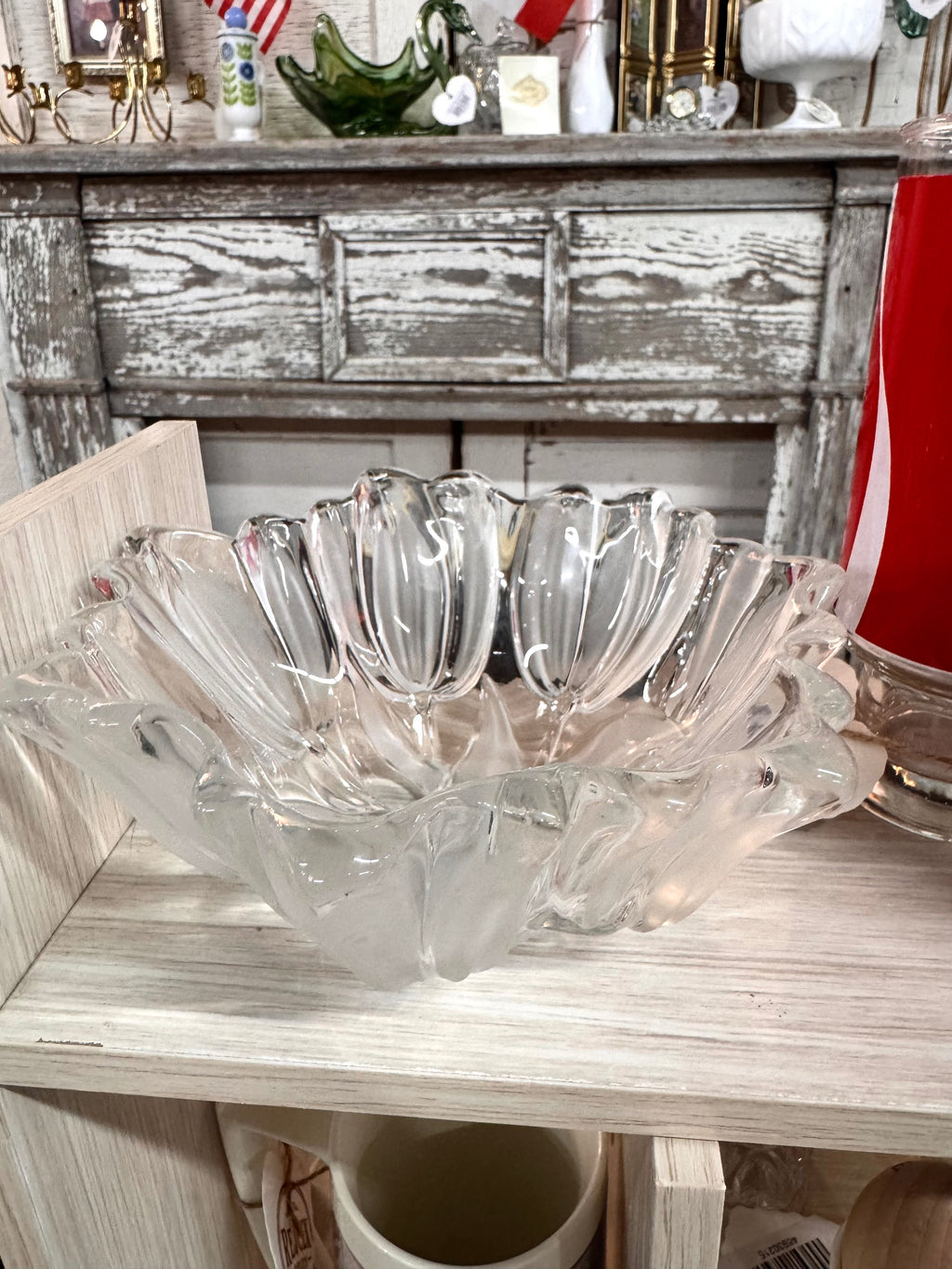 Walther Frosted Crystal Tulip Bowl