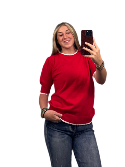 Game Day Pom Pom Sweater