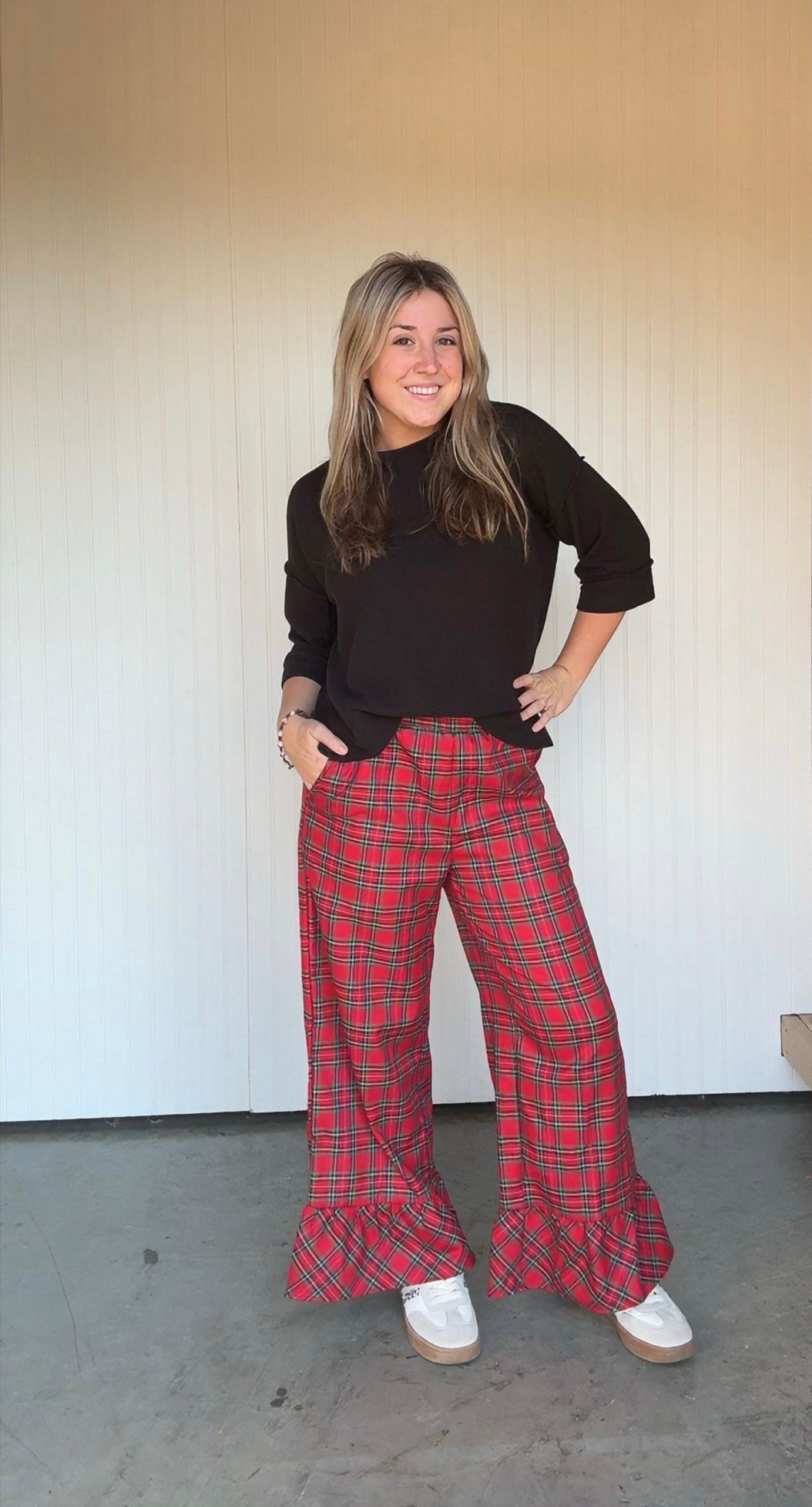 Plaid Casual Pant