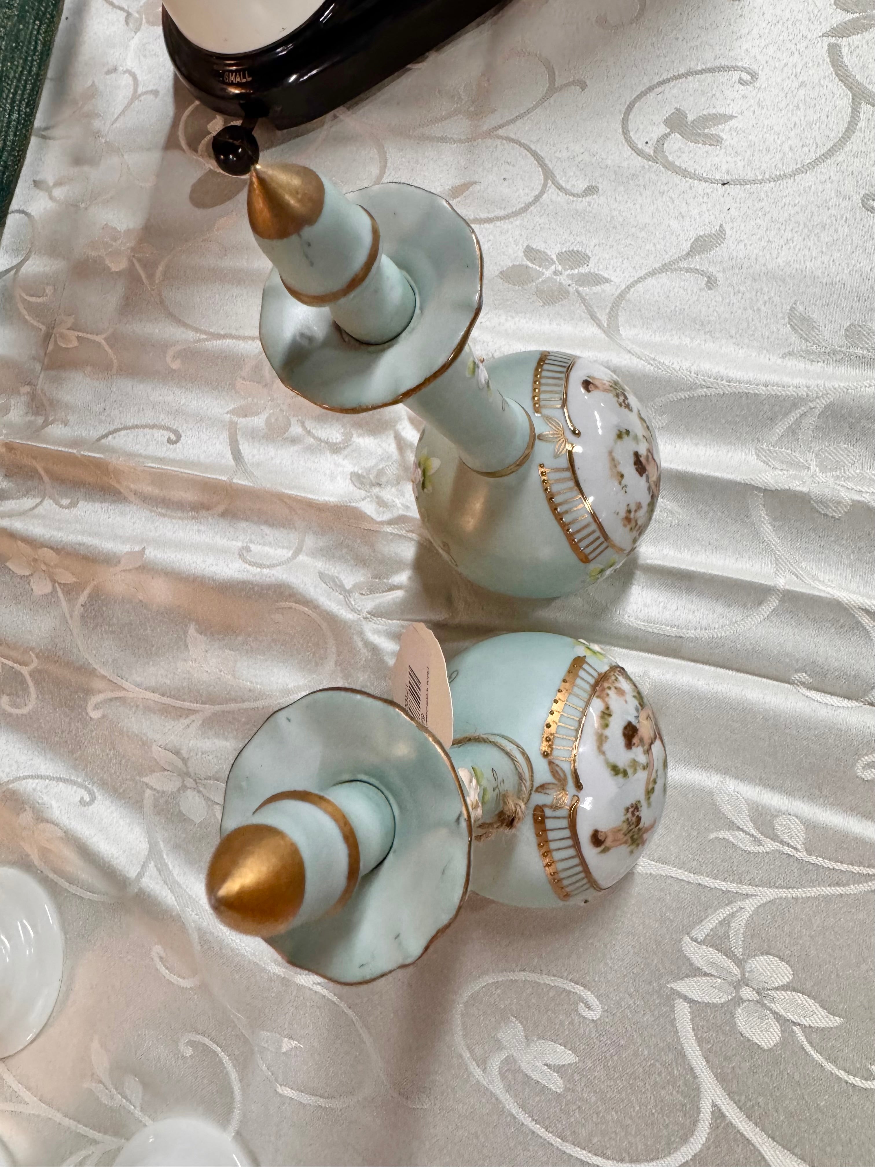 1940s Ardalt Japan Porcelain Vanity Dresser Set