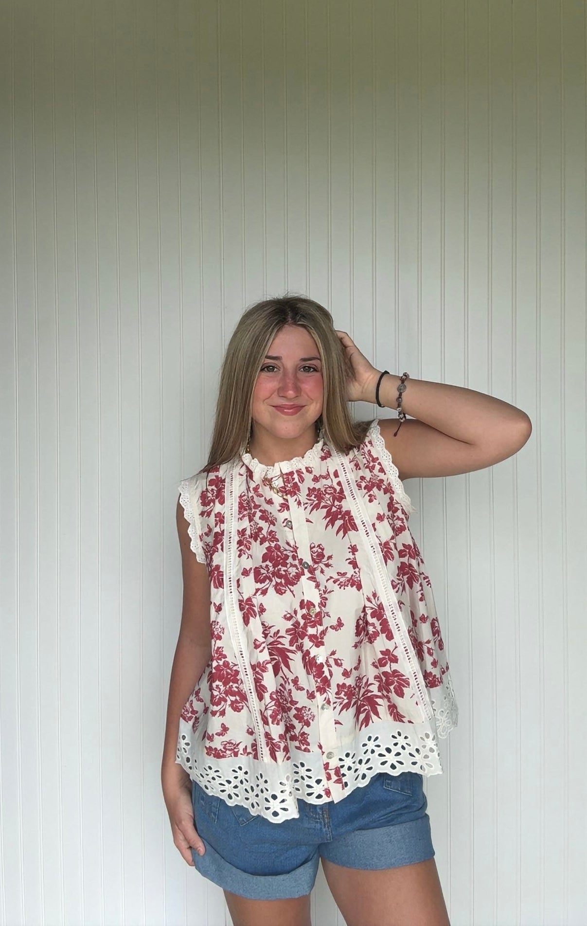 Victorian Ruffle Neck Blouse