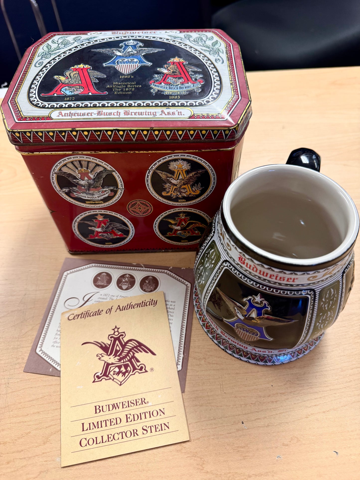 1992 Anheuser-Busch Budweiser Stein